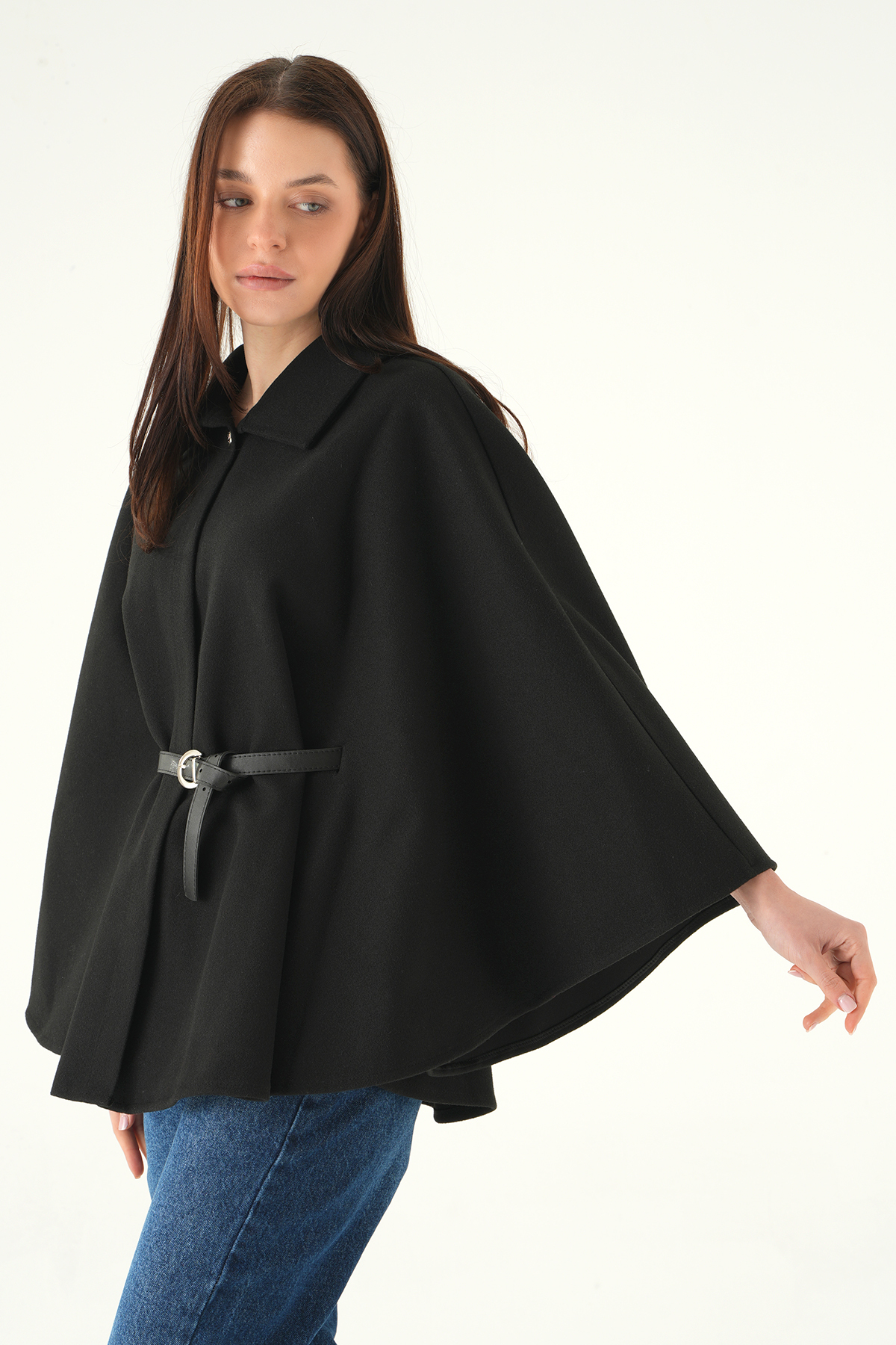 Siyah Kemer Detay Panço 3079 - 2