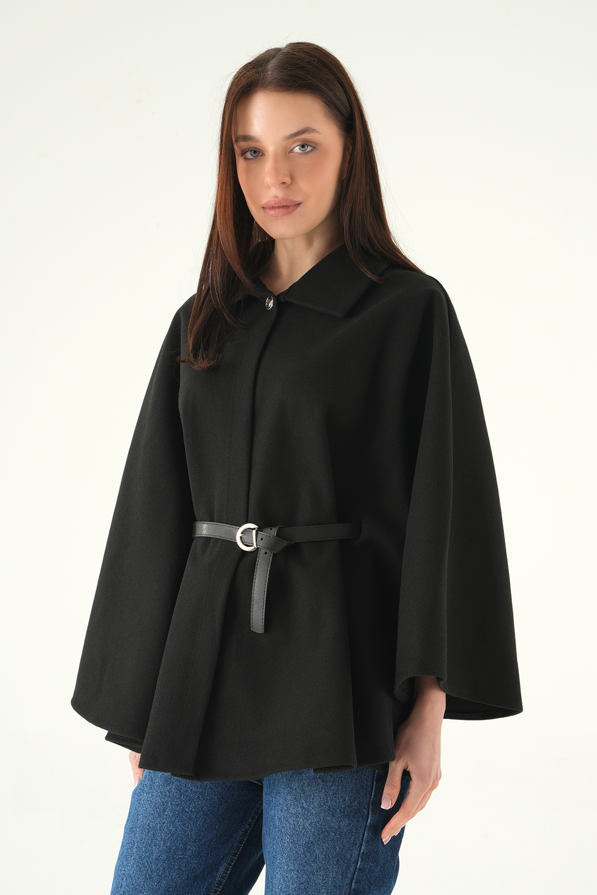 Siyah Kemer Detay Panço 3079 - 6