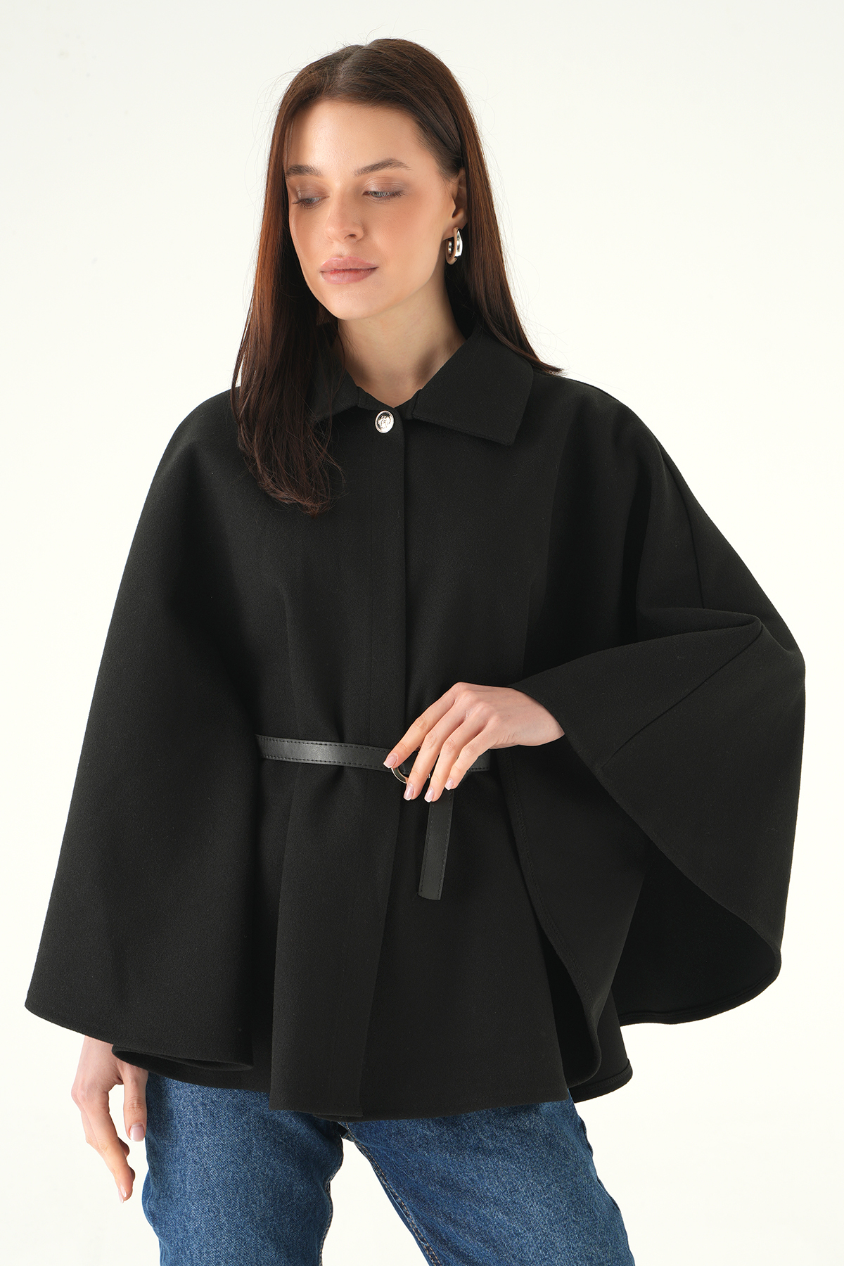 Siyah Kemer Detay Panço 3079 - 7