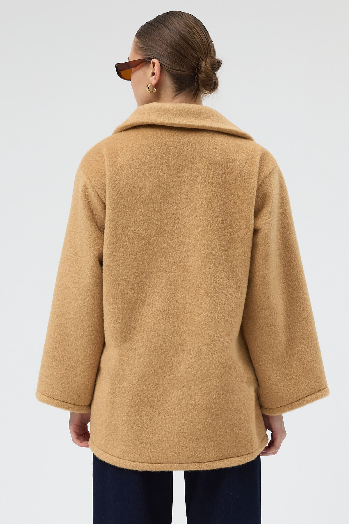 Vizon Kruvaze Görünümlü Önü Bağlamalı Kadın Ceket 3101A - 5