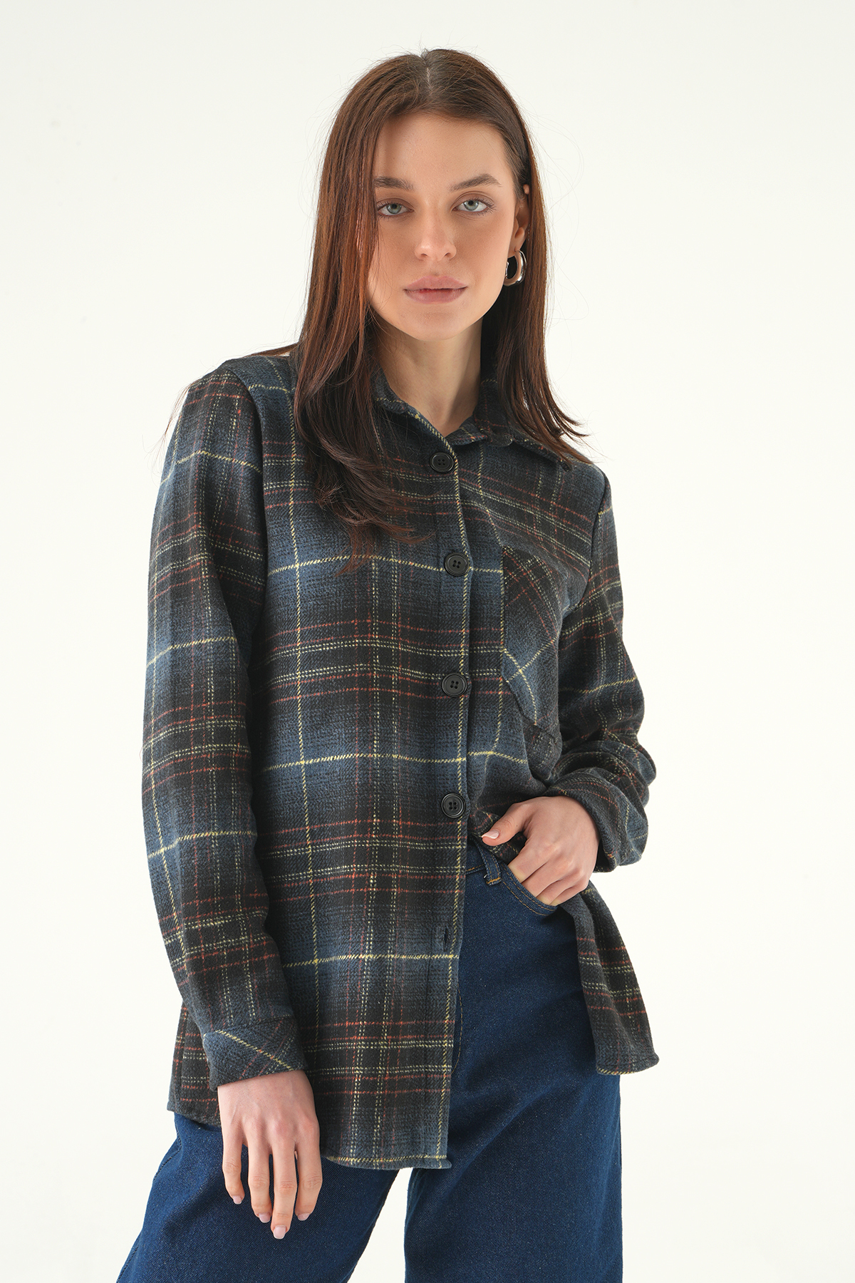 3127A Ön Düğmeli Gömlek Laci 