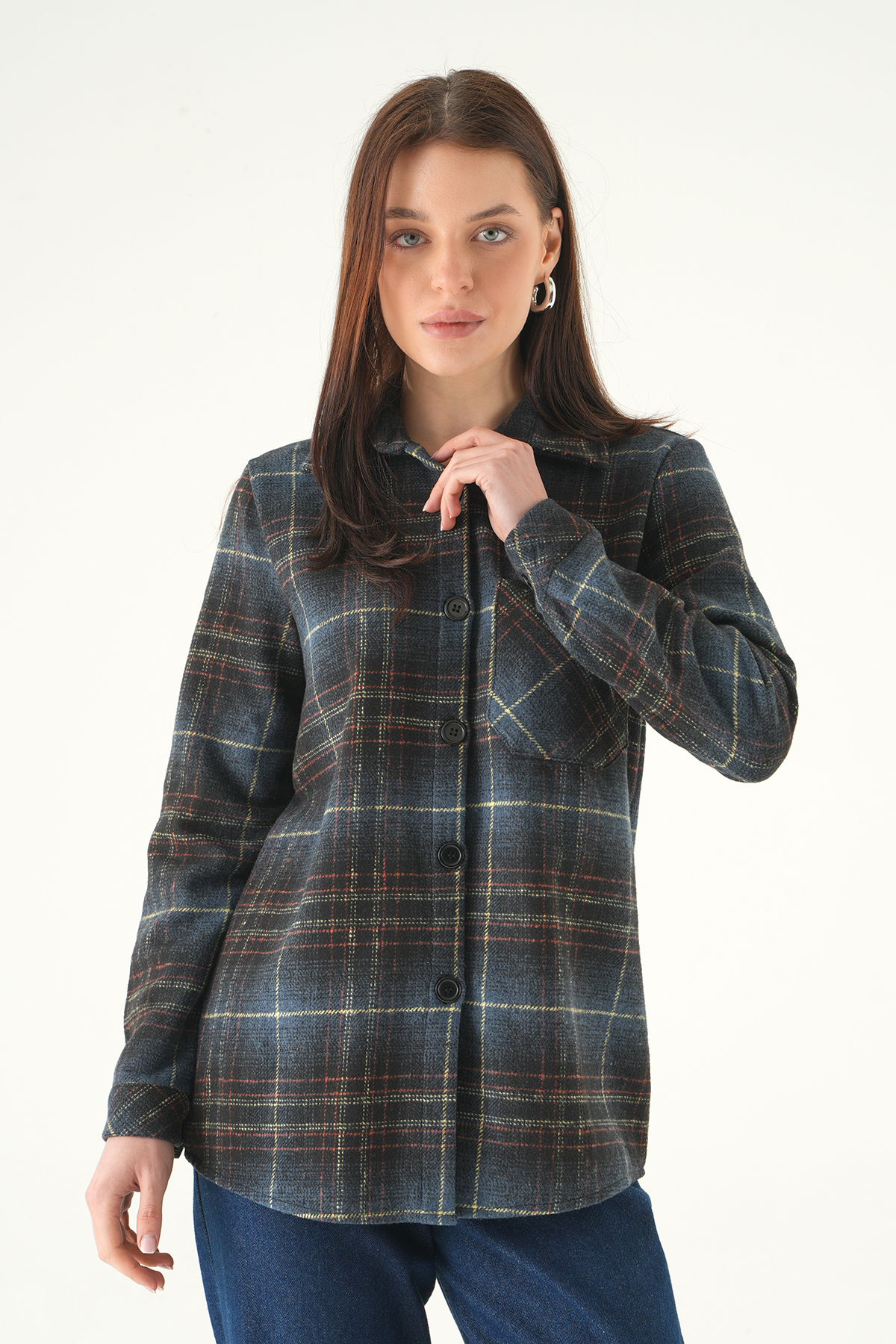 Laci Ön Düğmeli Gömlek 3127A - 2