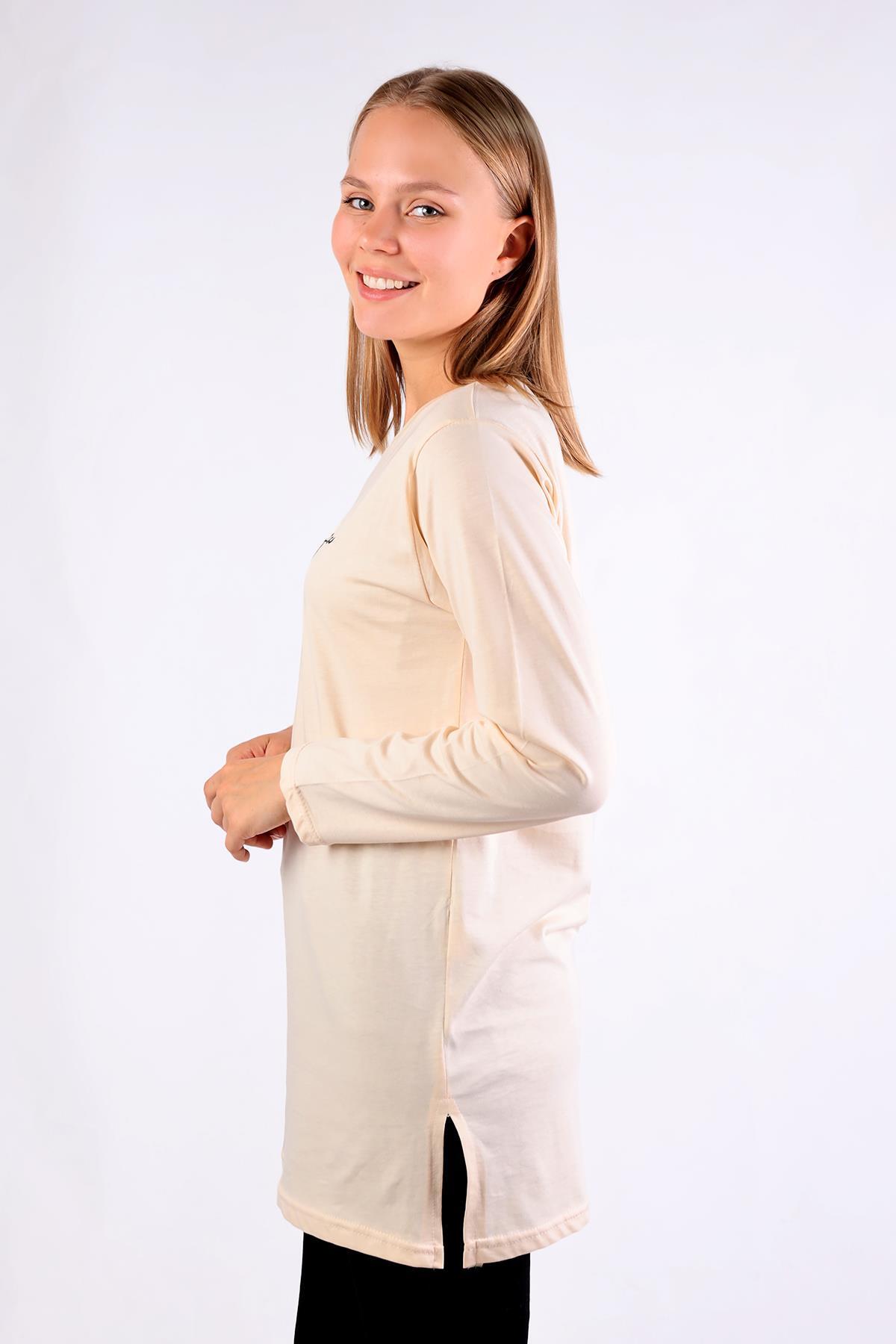 Taş You Are Magic Baskılı Uzun Kol Tunik 3158 - 4