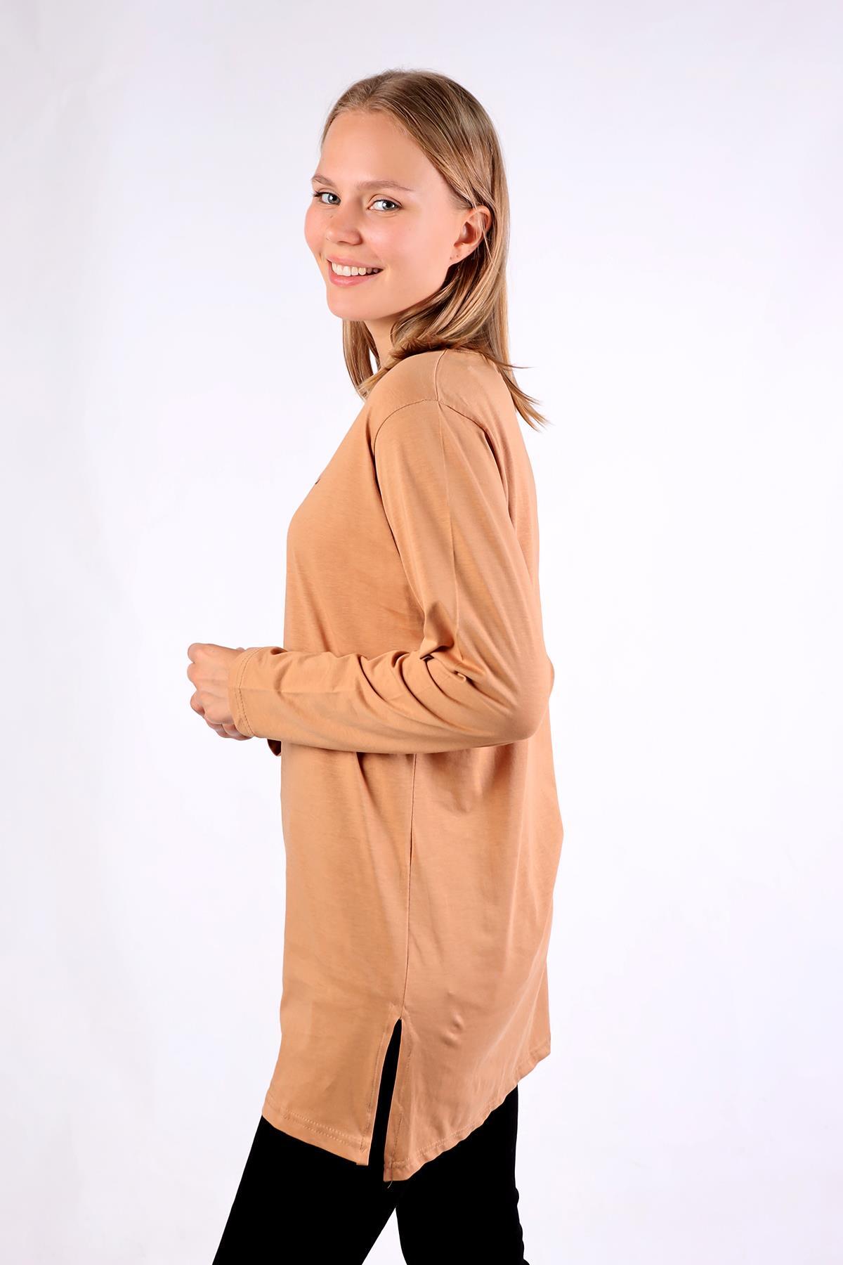 Vizon You Are Magic Baskılı Uzun Kol Tunik 3158 - 3