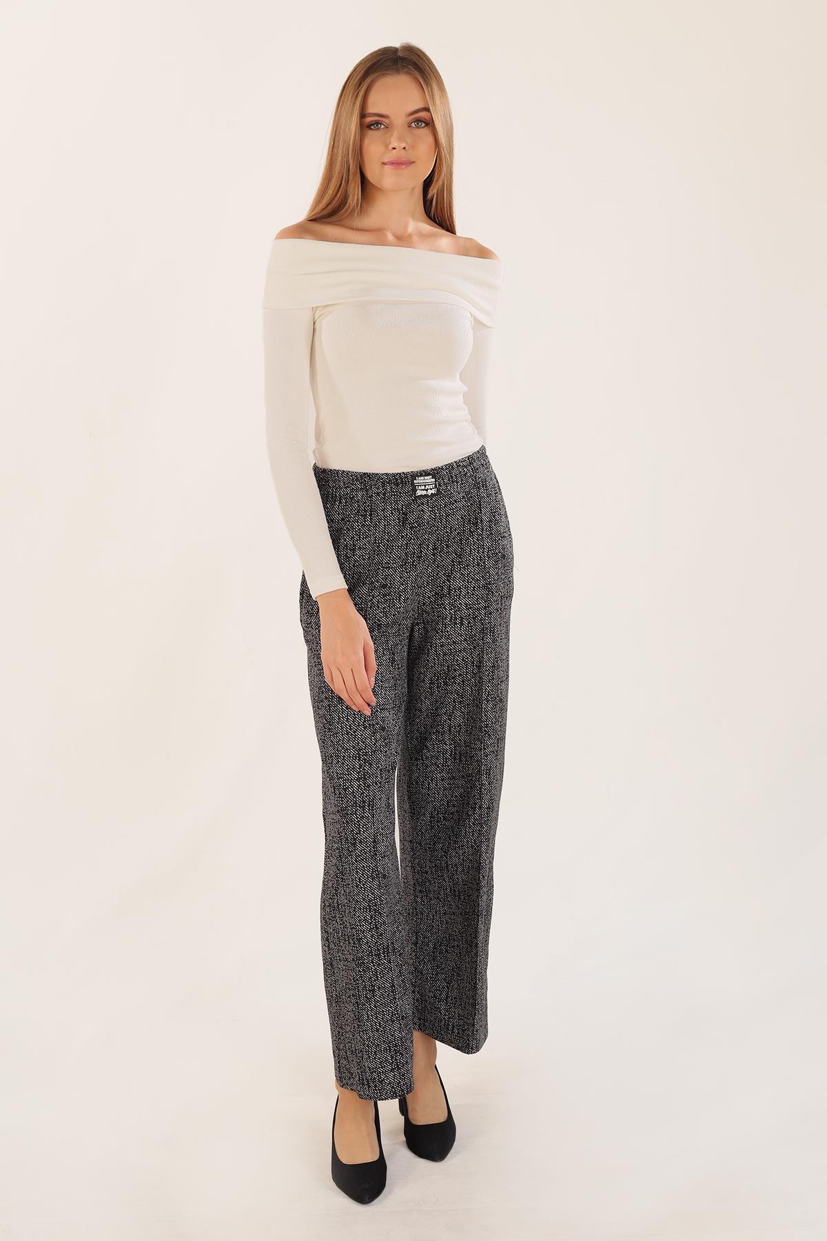 Antrasit Bel Arma Bol Paça Pantolon 3194 - 2