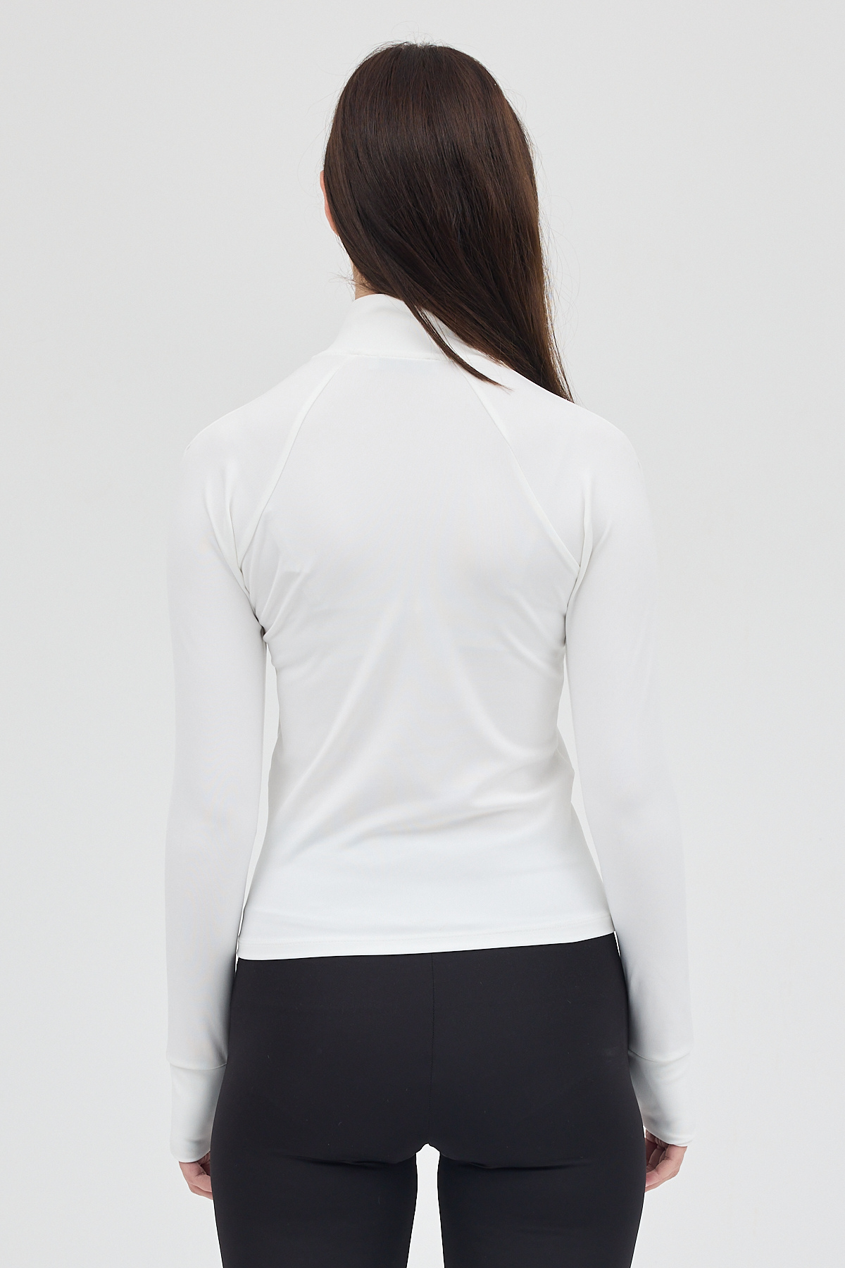 Ekru Fermuarlı Fit Kalıp Spor Sweat 3196 - 5