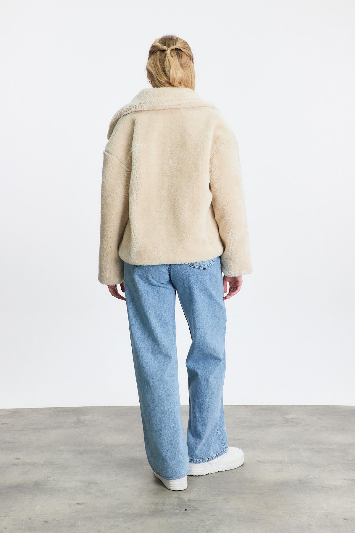 Taş Geniş Yaka Yumoş Ceket 3217 - 7