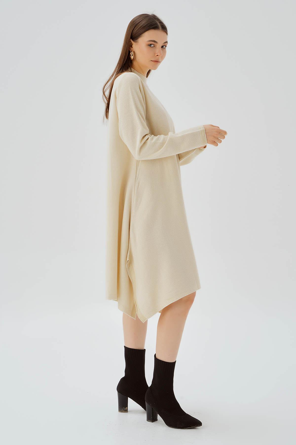 Ekru Simli Tunik 3260 - 3