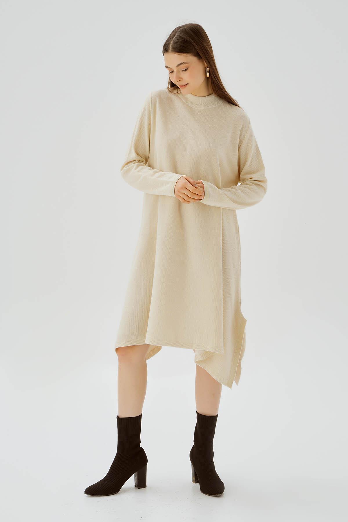 Ekru Simli Tunik 3260 - 4