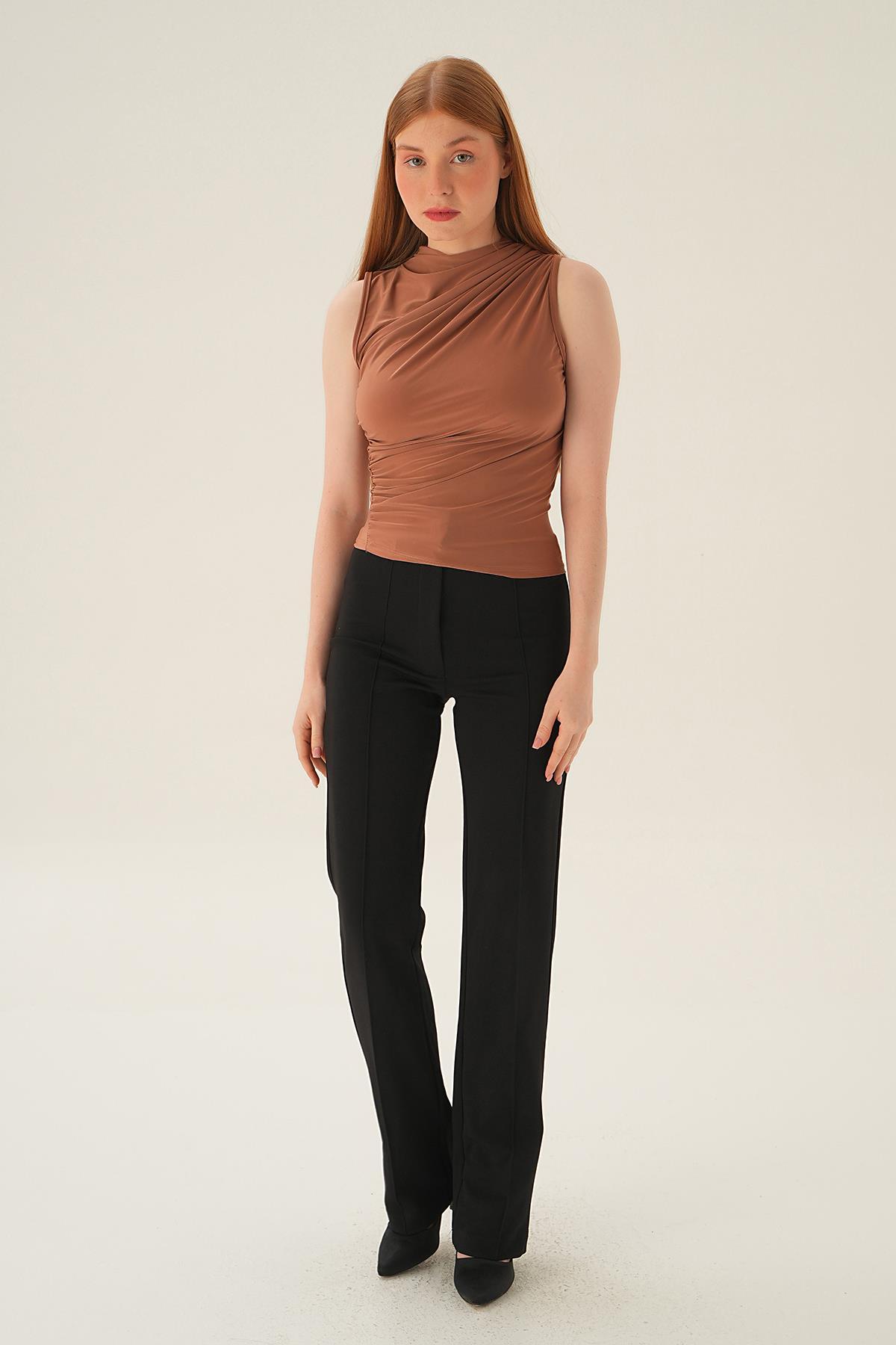 Taba Sıfır Kol Bluz 3321 - 2