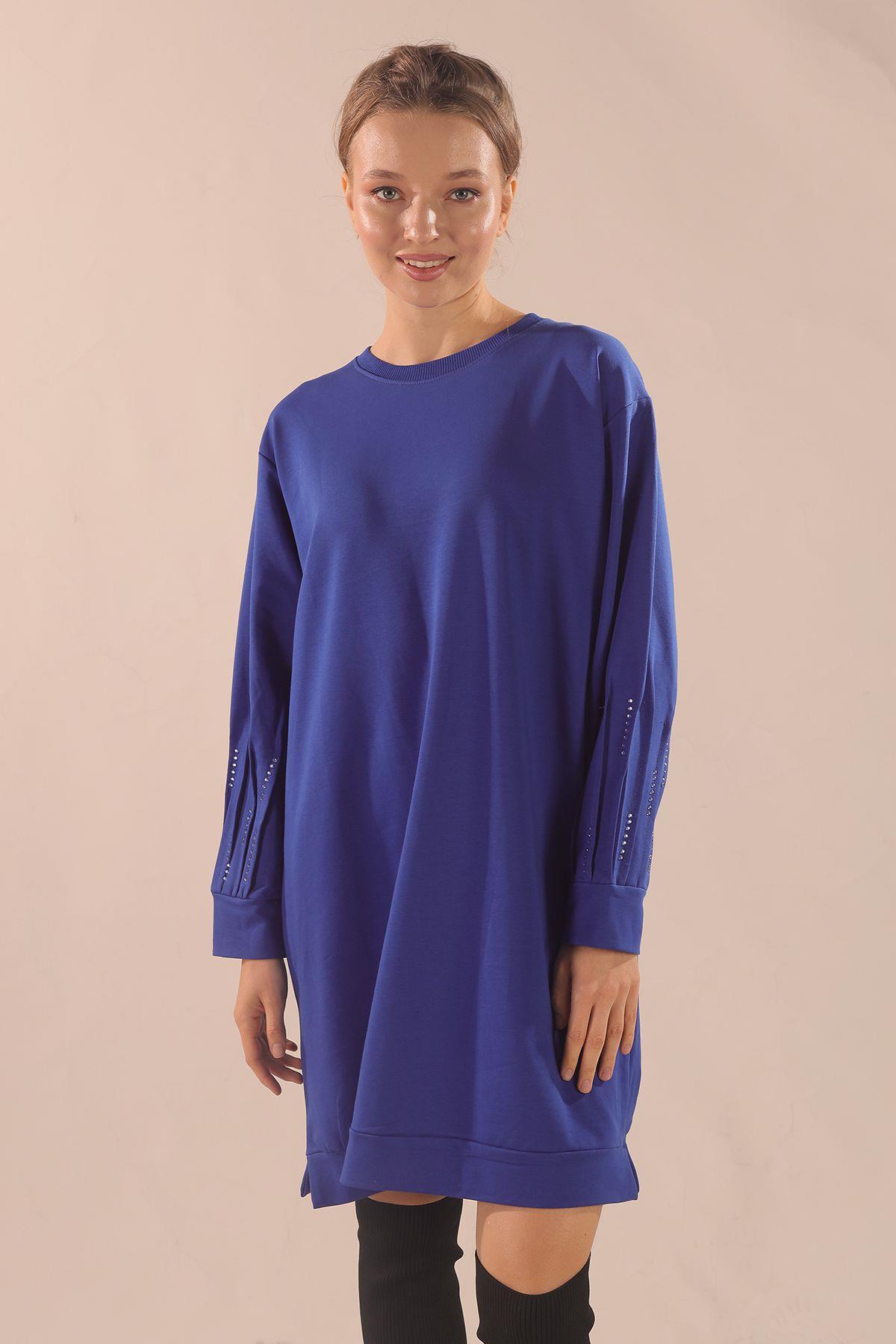 Saks Kol Pile Taş Detay Sweat 3434 - 5