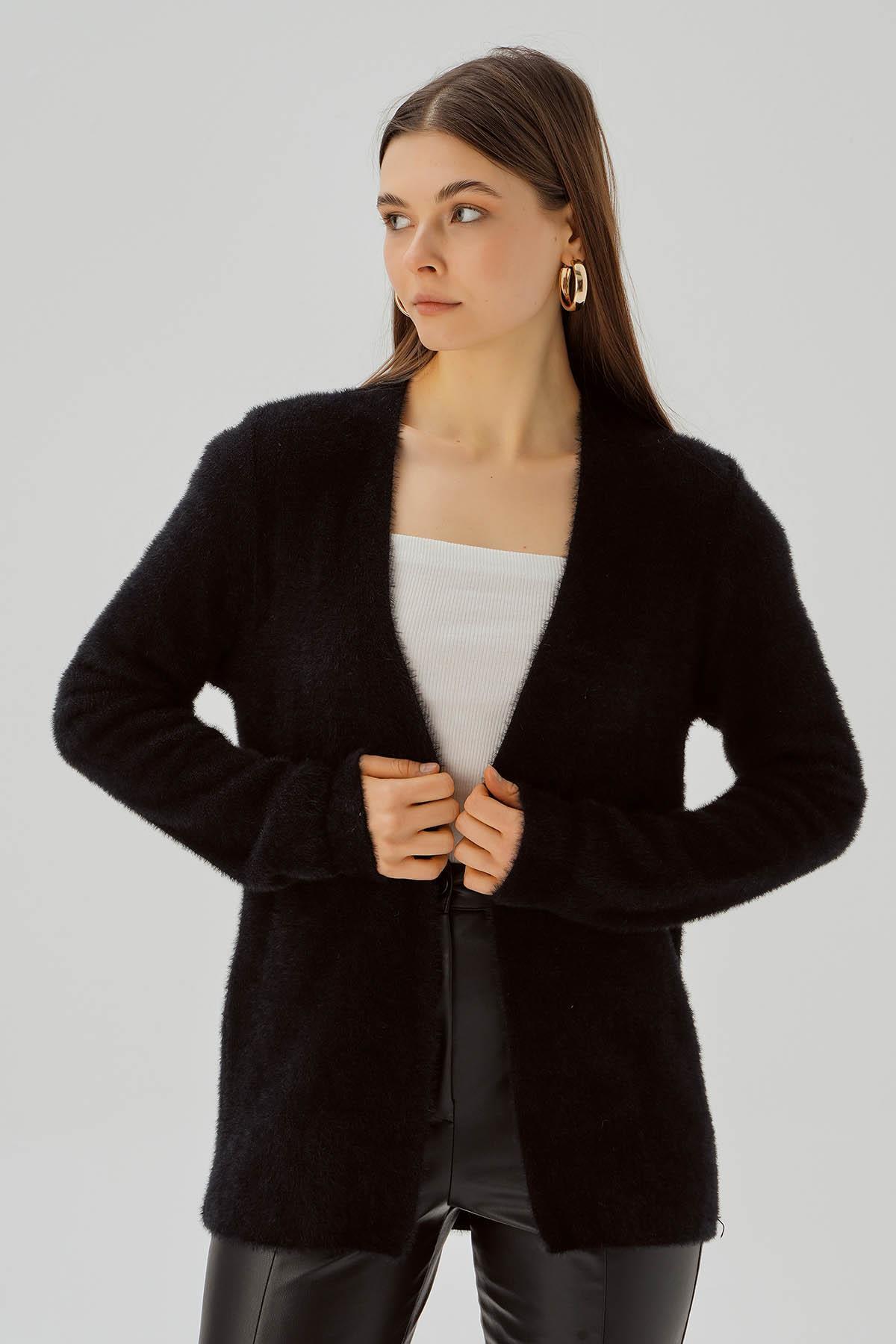 3485 Sakallı Hırka Siyah 