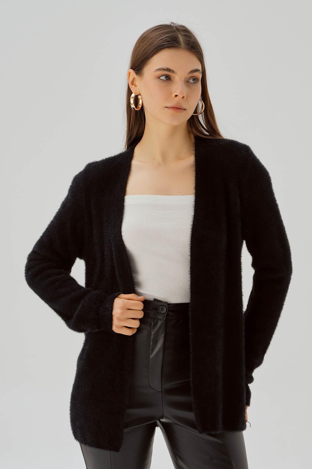 3485 Sakallı Hırka Siyah - 4