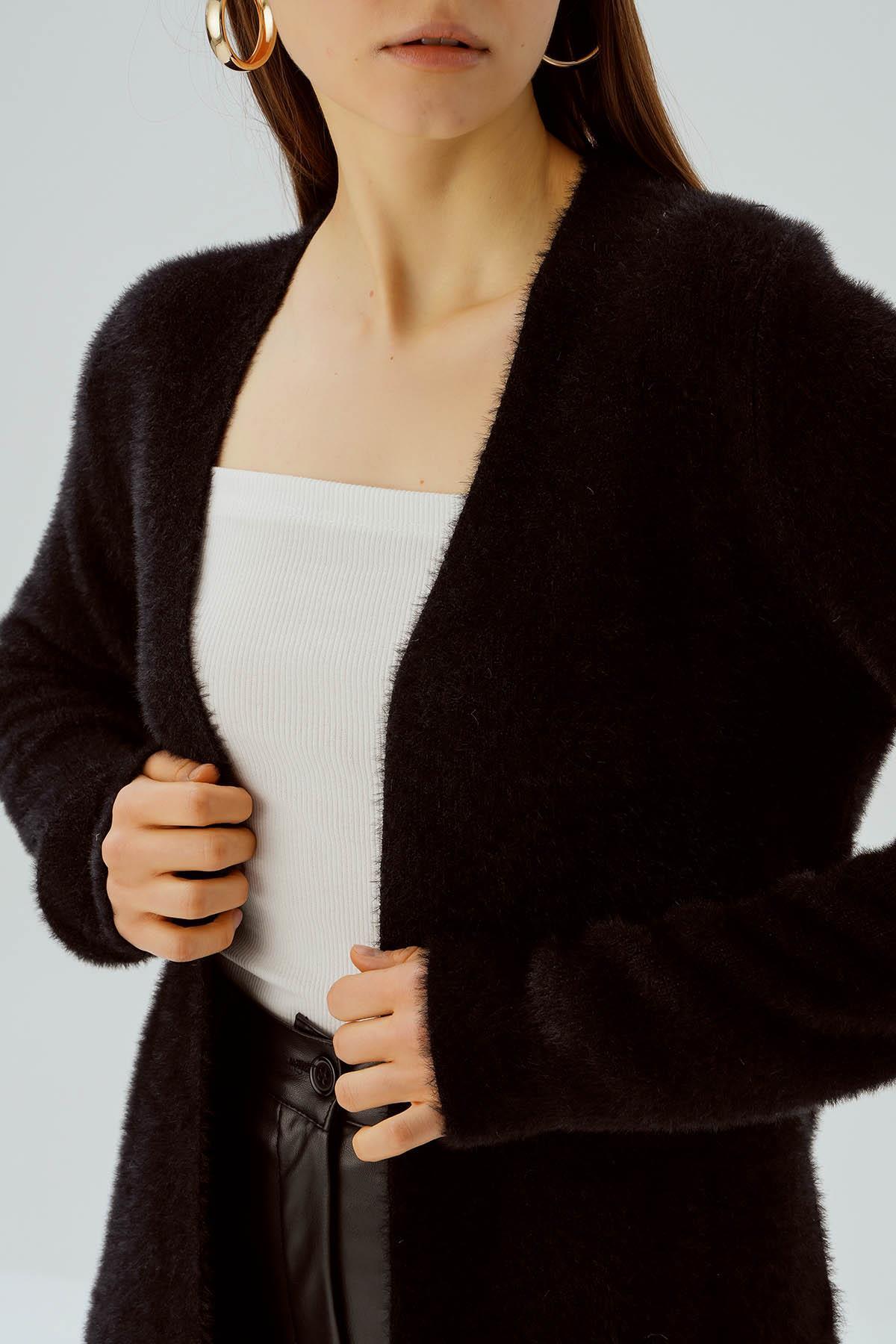 3485 Sakallı Hırka Siyah - 6