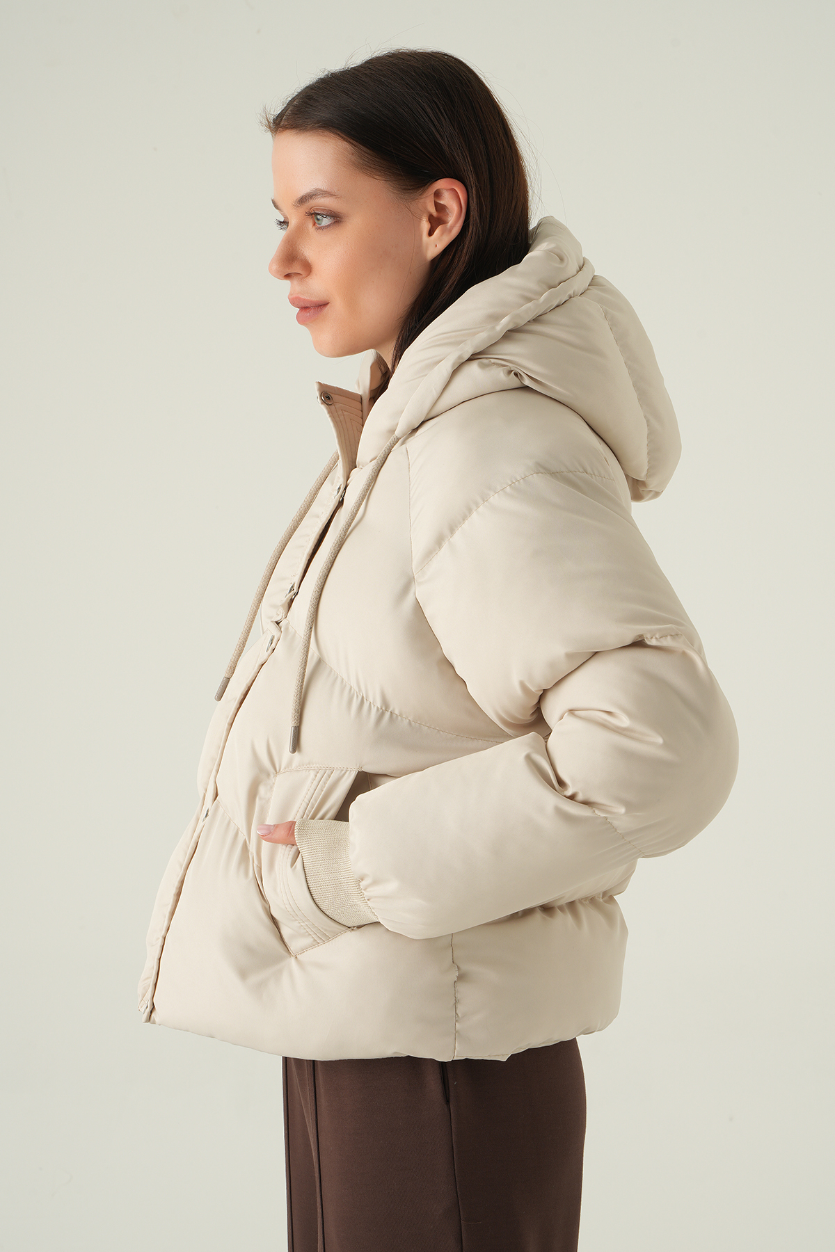 Bej Ribanalı Mont 3503 - 2