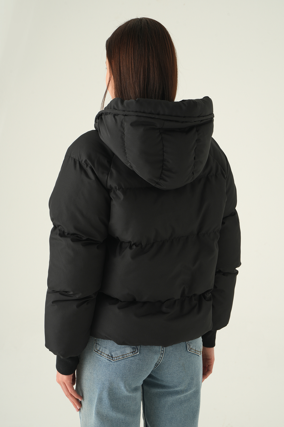 Siyah Ribanalı Mont 3503 - 5