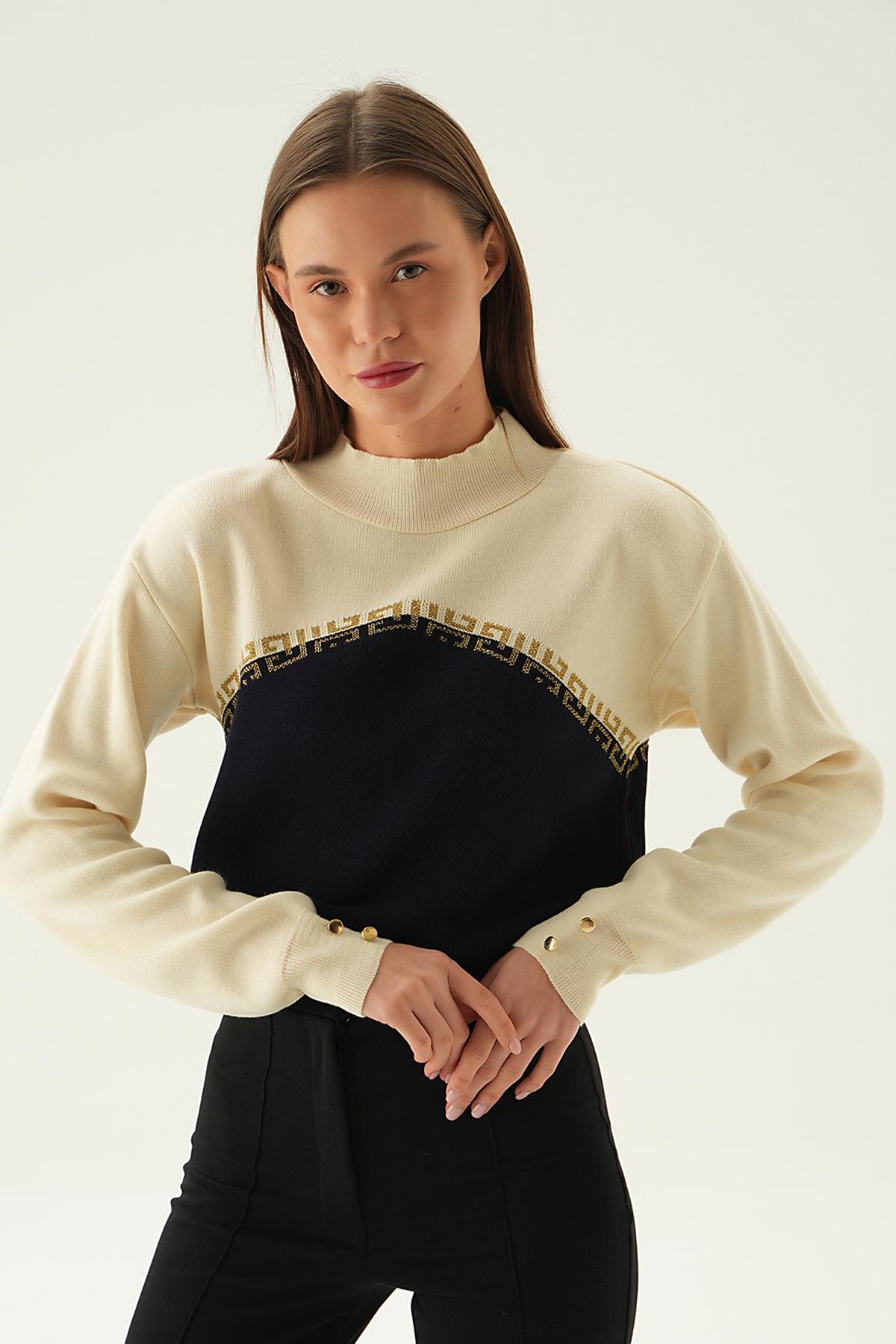 Taş Sim Detay Kazak 3565 - 4