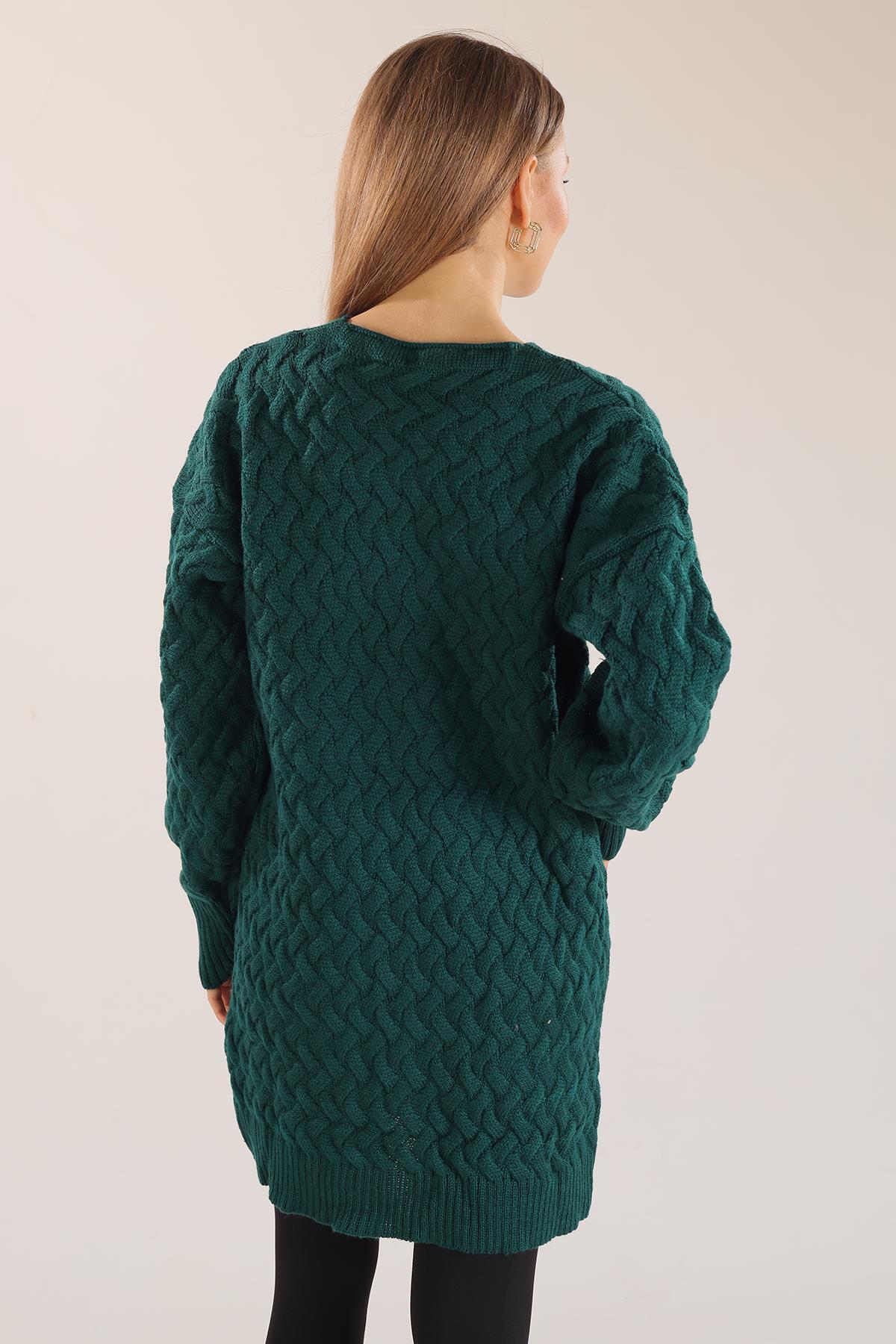 Nefti Düğmeli Triko Hırka 369 - 6