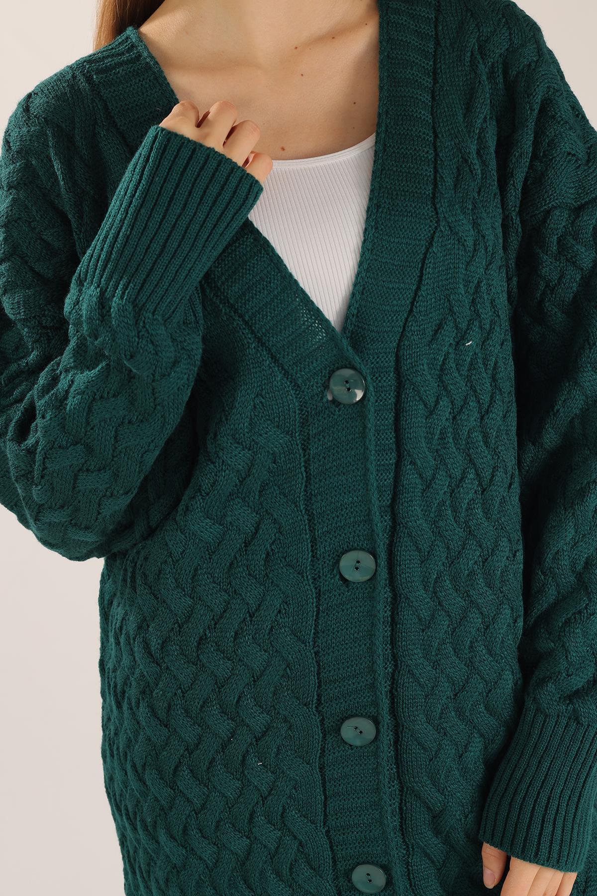 Nefti Düğmeli Triko Hırka 369 - 7