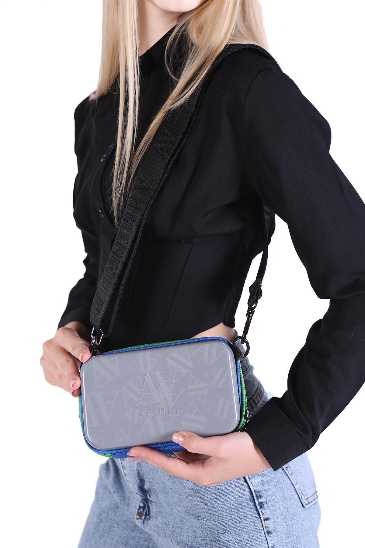 371 Kutu Model Çanta Gri 