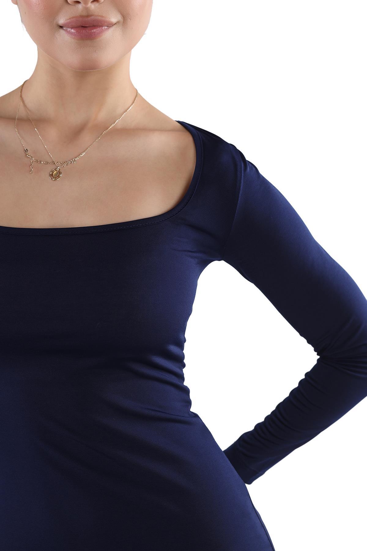 385 Kare Yaka Elbise Laci - RAYS