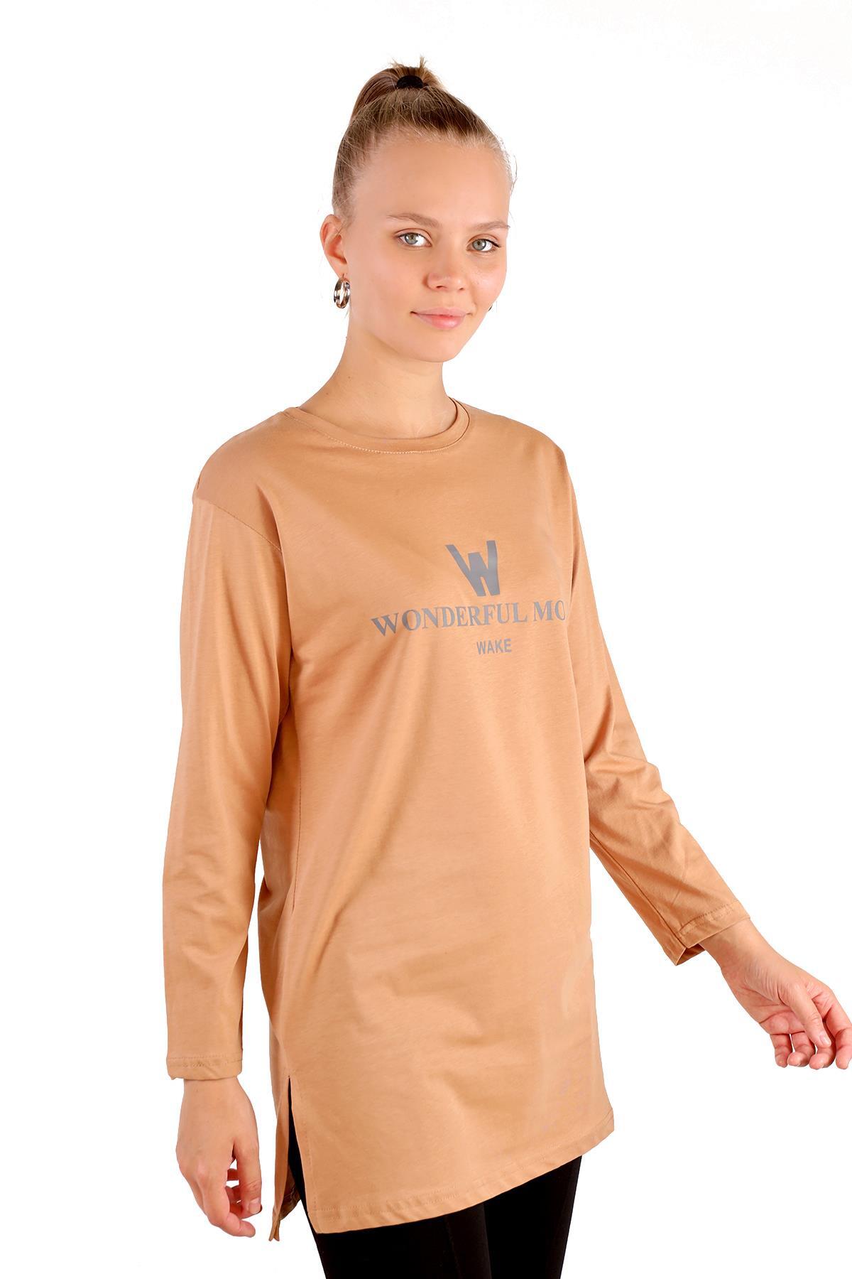 Vizon WonderFul Baskılı Uzun Kol Tunik 3981 - RAYS
