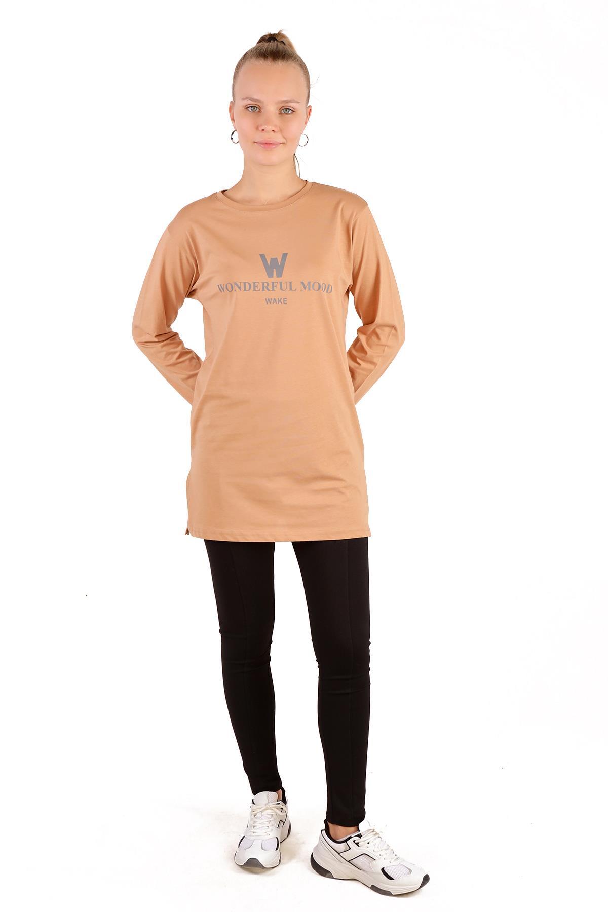 Vizon WonderFul Baskılı Uzun Kol Tunik 3981 - 5