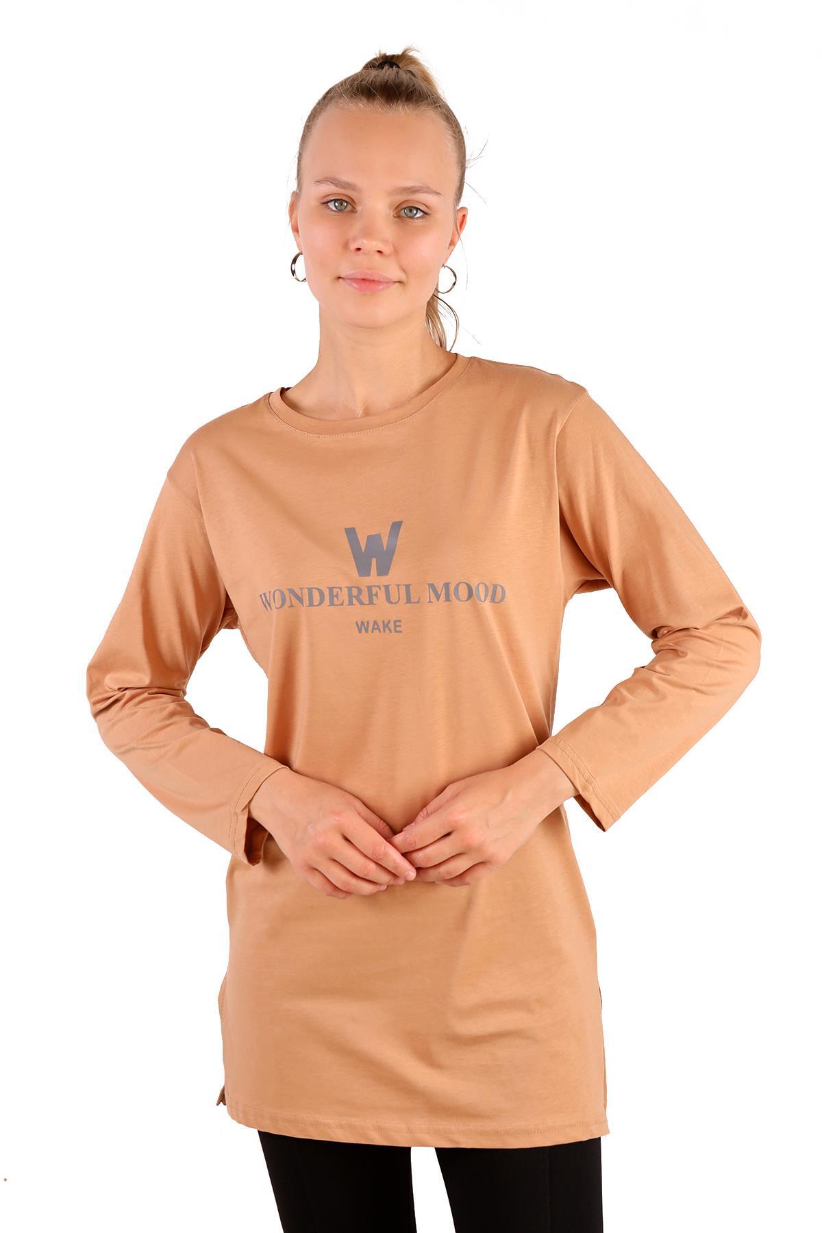 Vizon WonderFul Baskılı Uzun Kol Tunik 3981 - 6