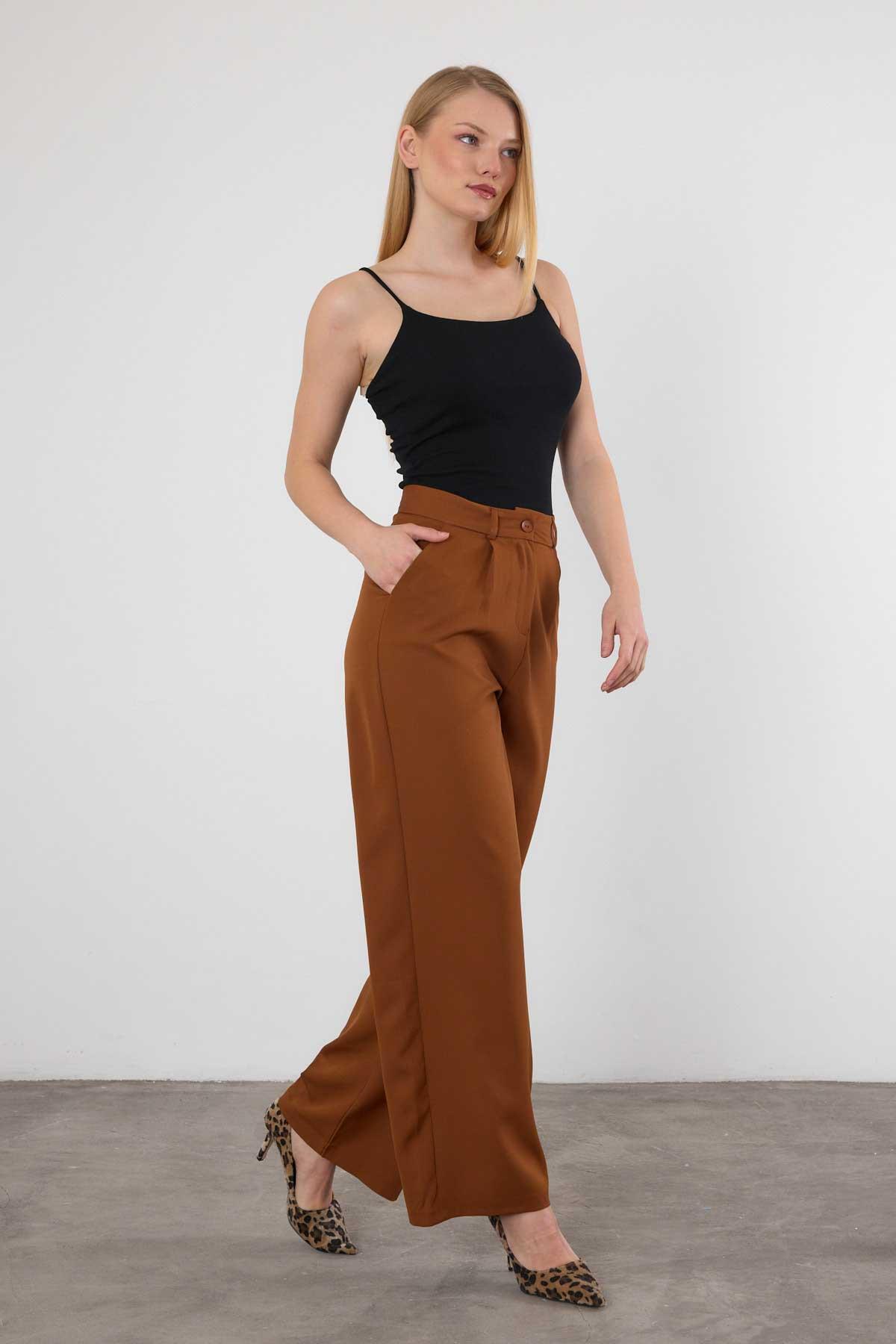 Camel Palazzo Pantolon 4003 - 8