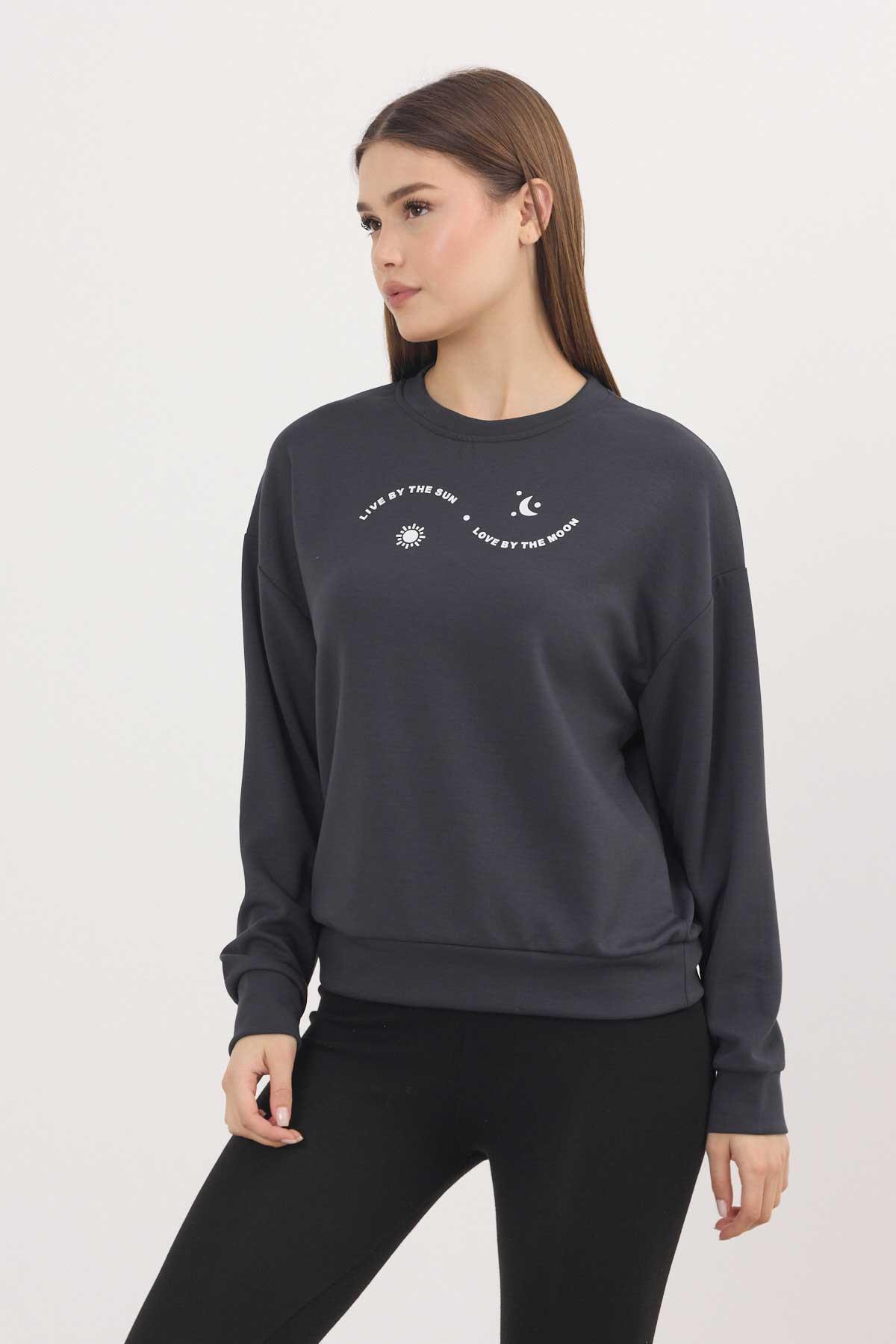 Rays 4003 Baskılı Sweat Antrasit - 7