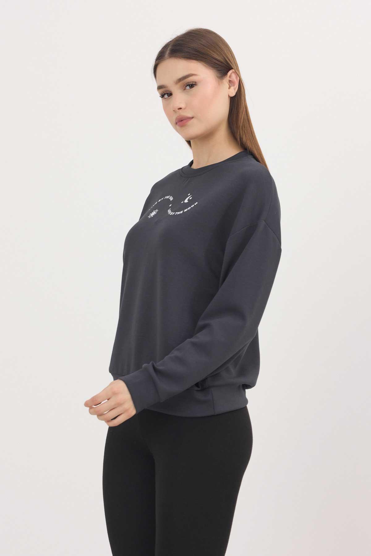 Rays 4003 Baskılı Sweat Antrasit - 6