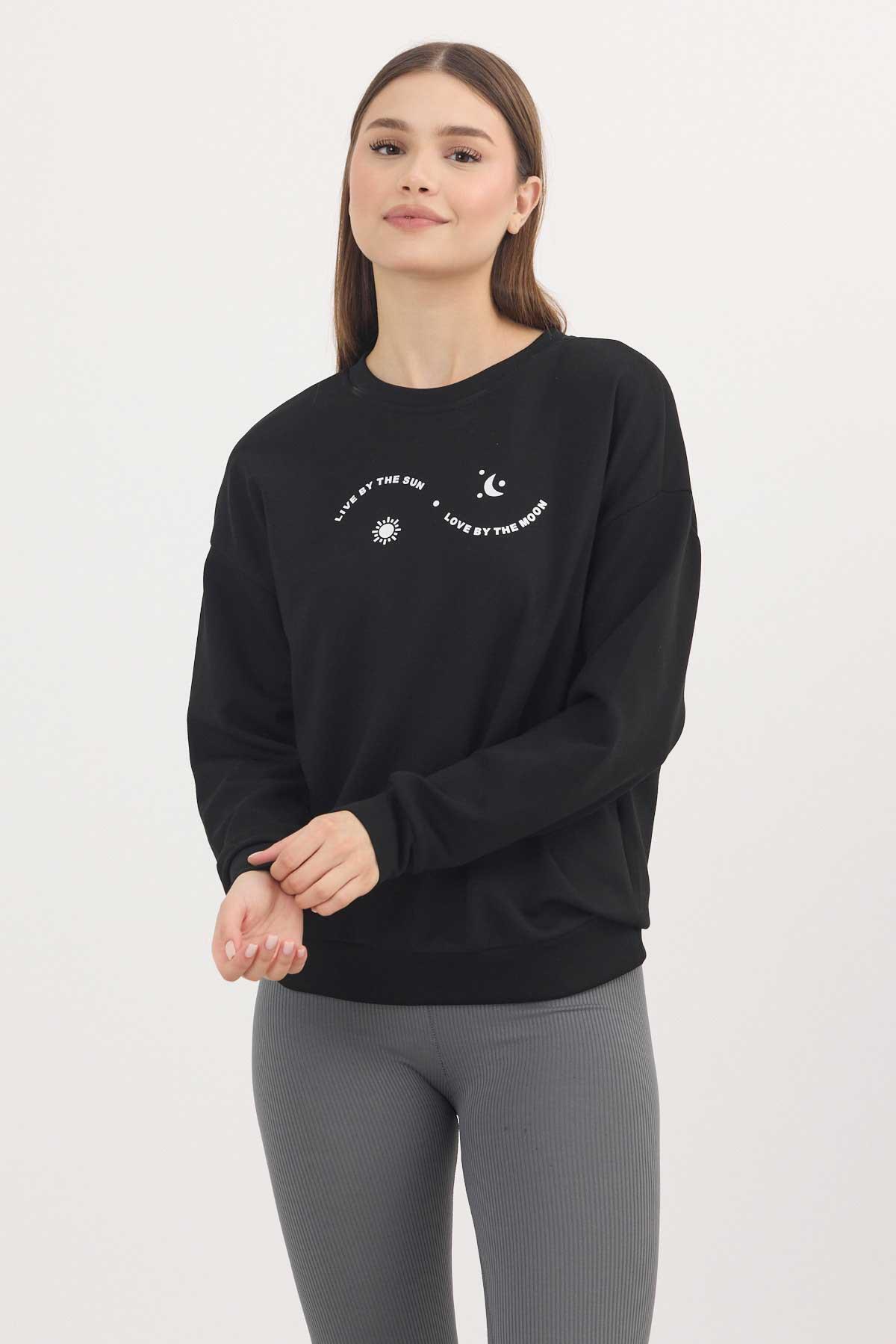 Rays 4003 Baskılı Sweat Siyah - RAYS