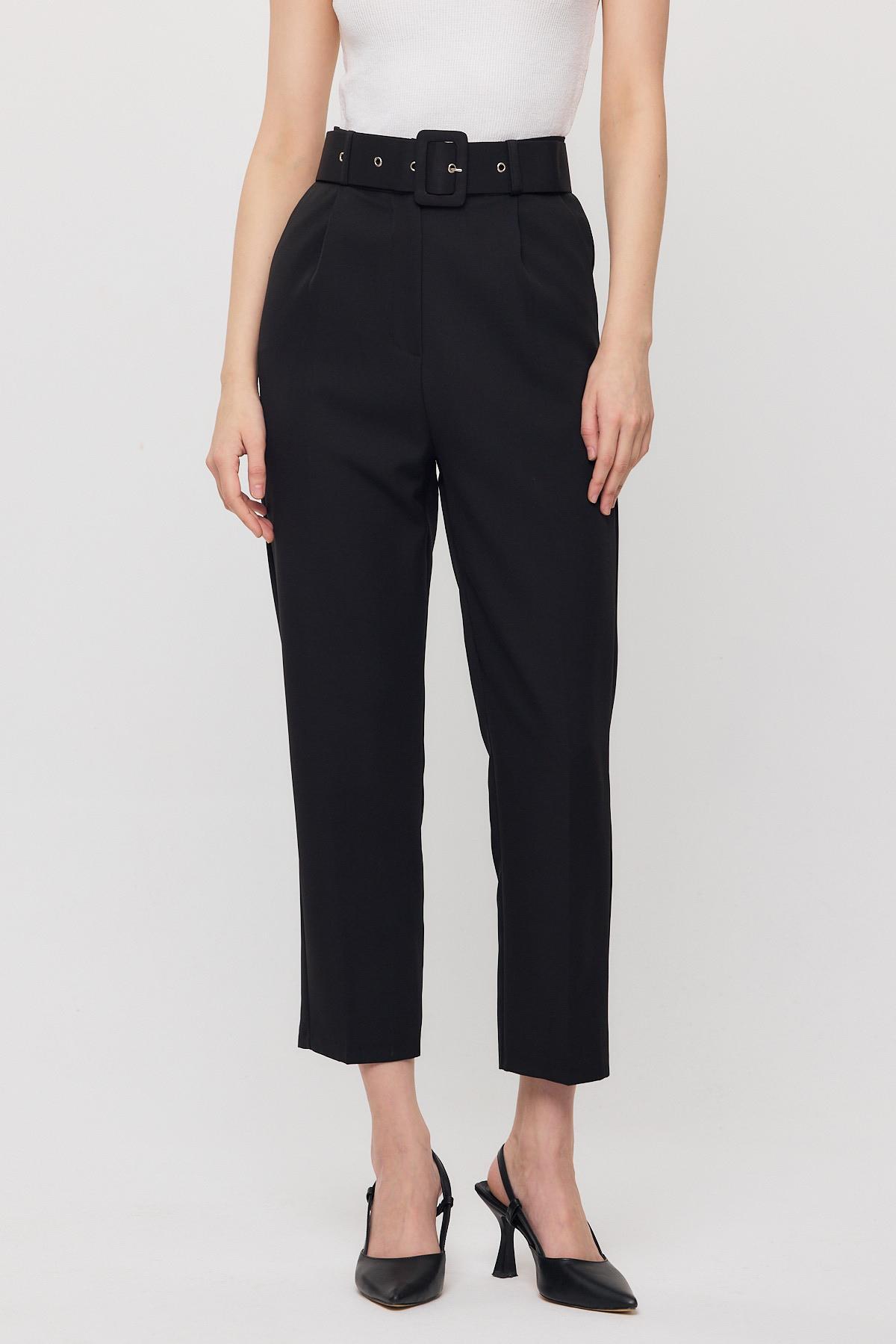 Siyah Kemerli Pantolon 4004 - 2