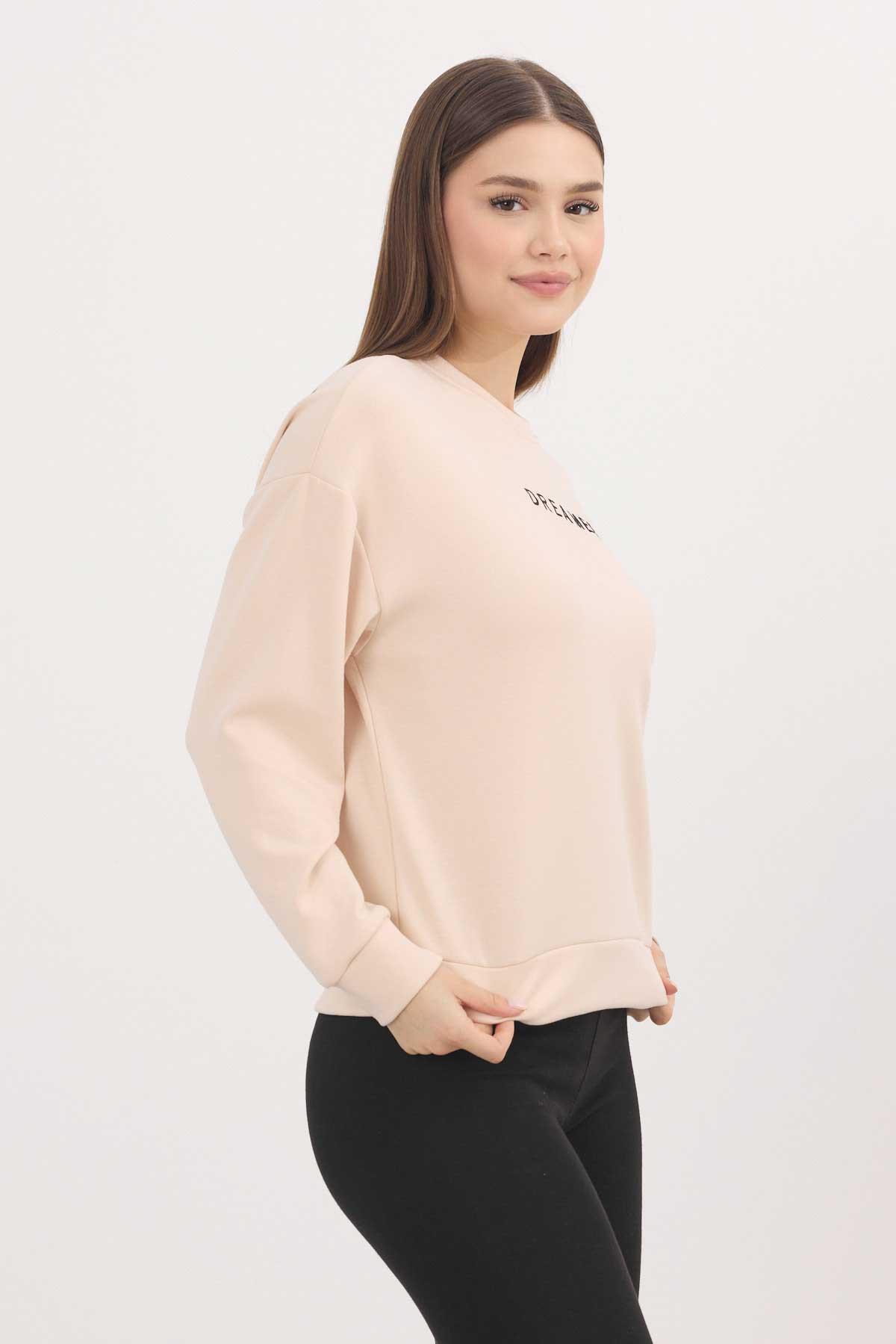 Taş Dreamer Nakış Detay Oysho Sweat 4004 - 6