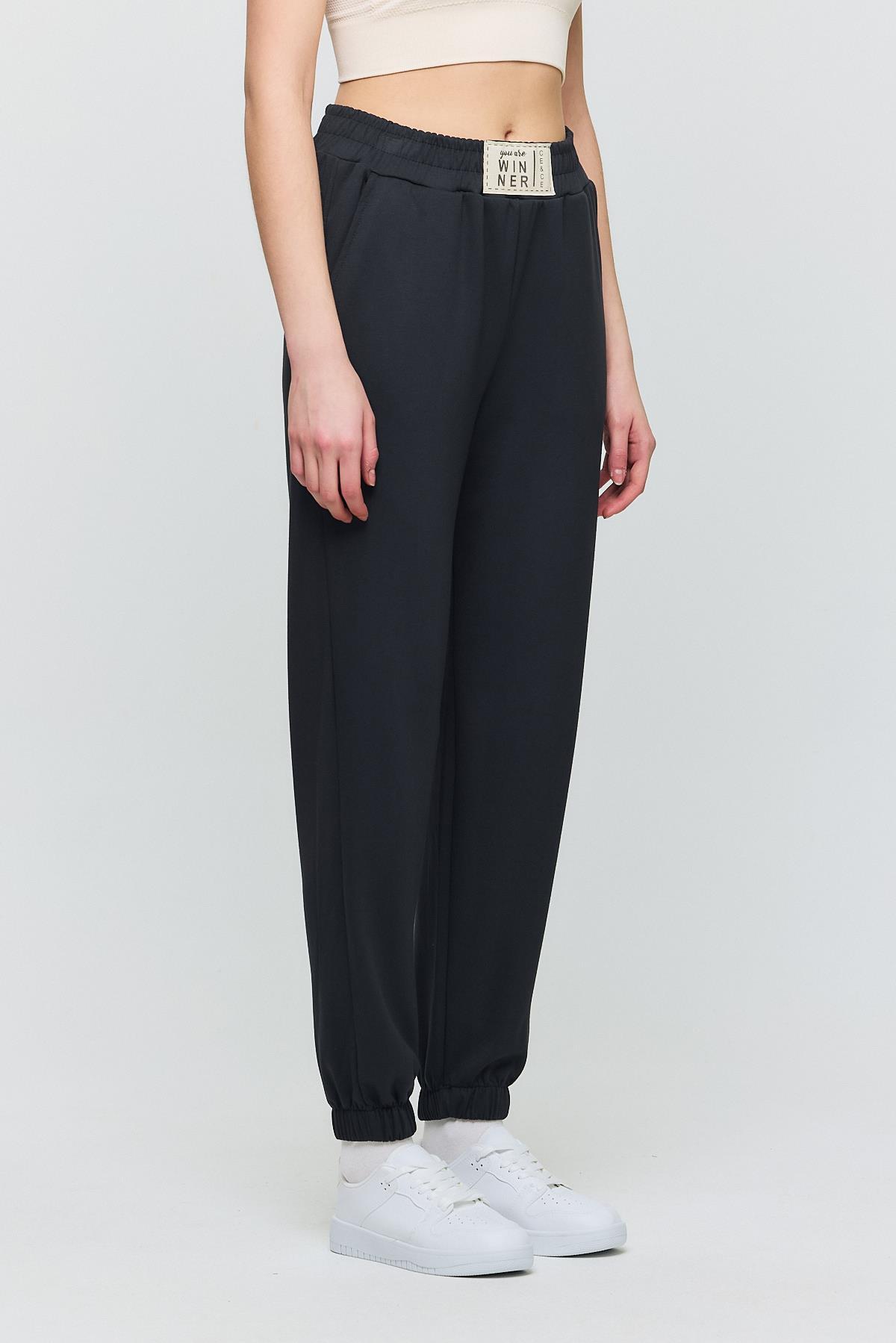 4011 Ön Aksesuar Detay Eşofman Füme - RAYS