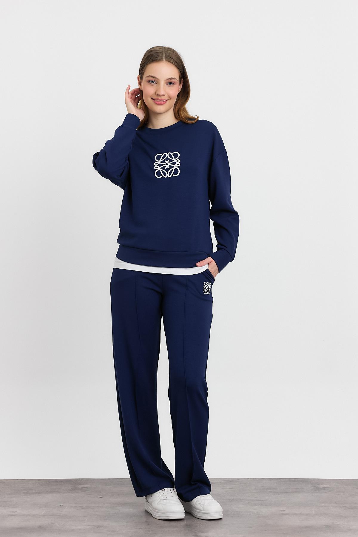 Laci Nakış Detay Pantolon Takım 4013 - 8