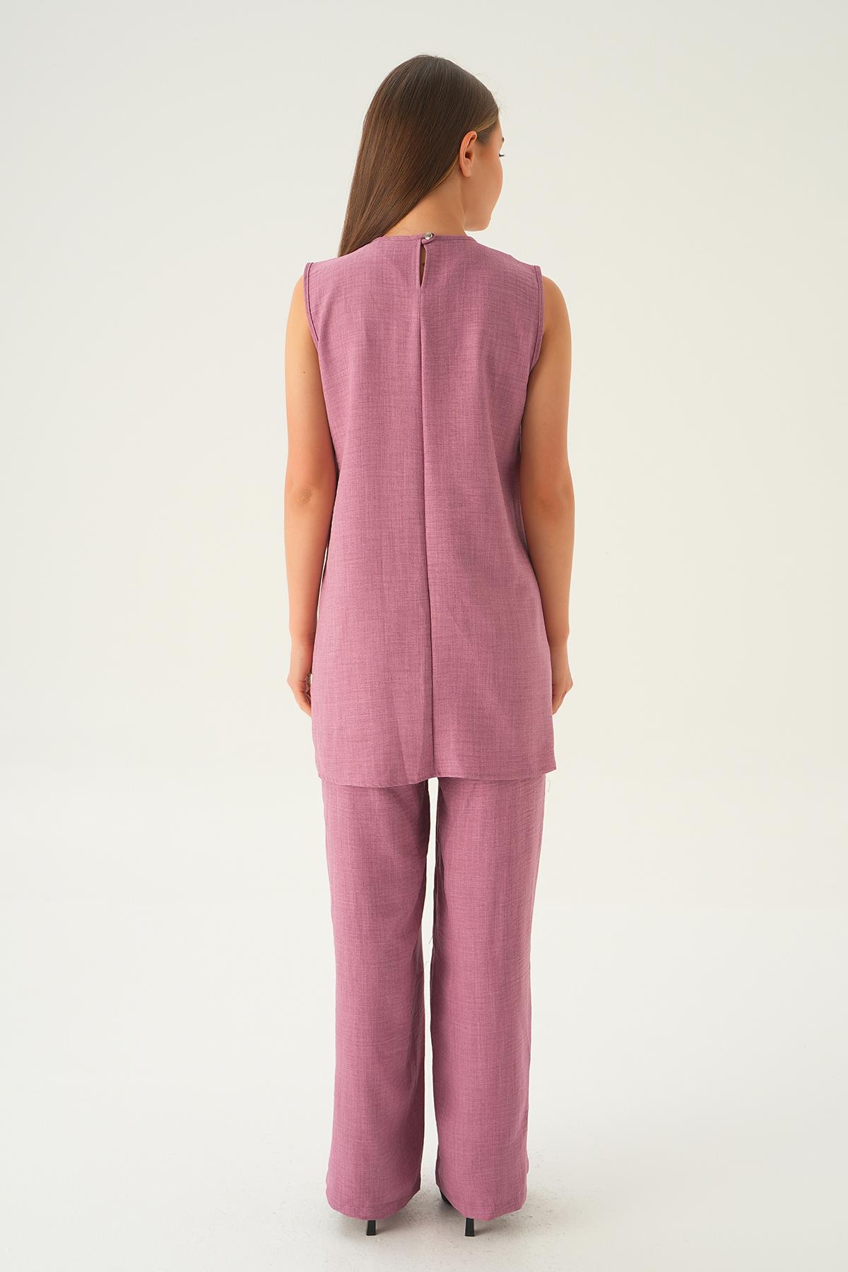 Gül 3'lü Kimono Takım 4018A - 5