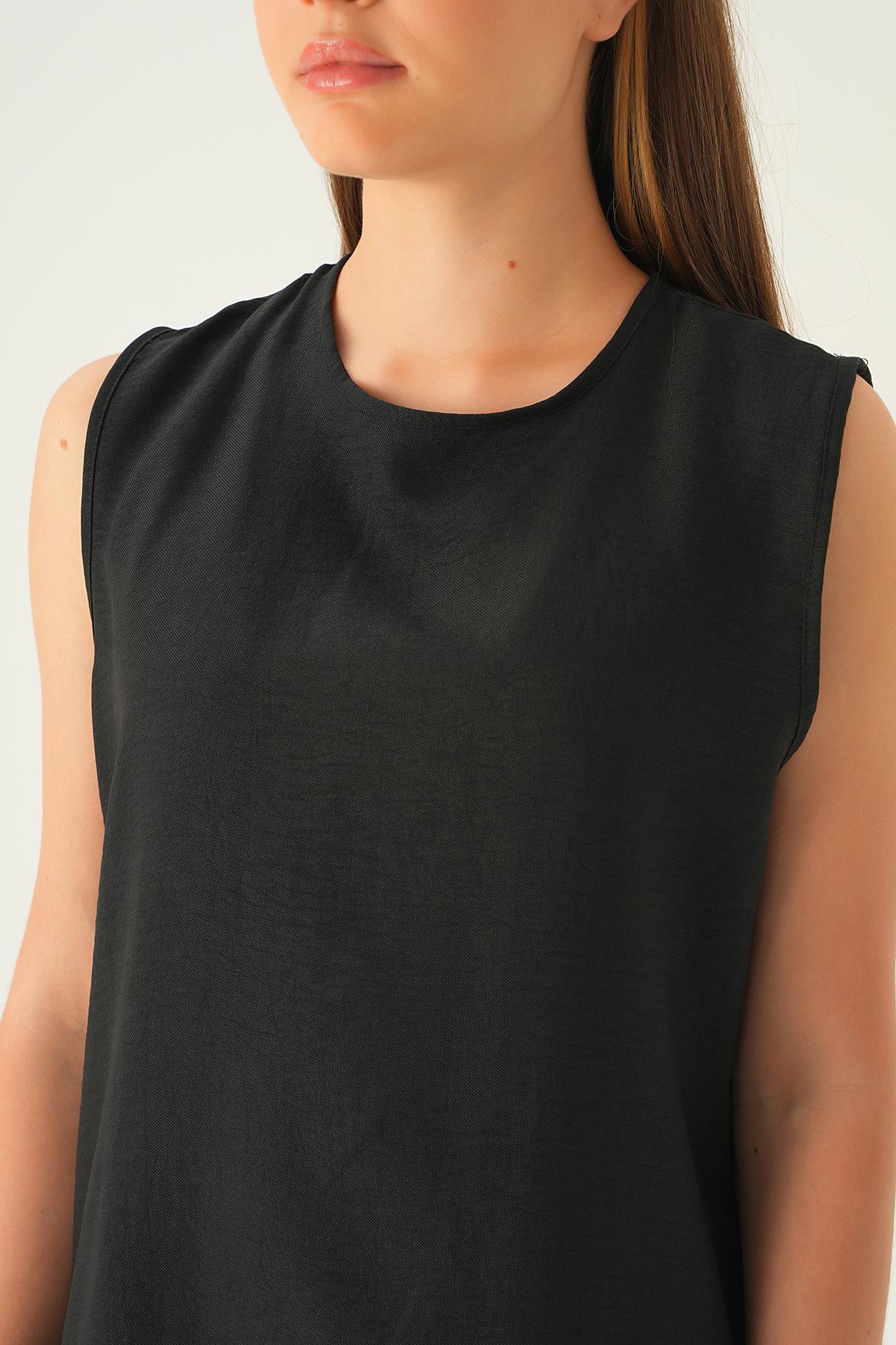 4018A 3'lü Kimono Takım Siyah - 6