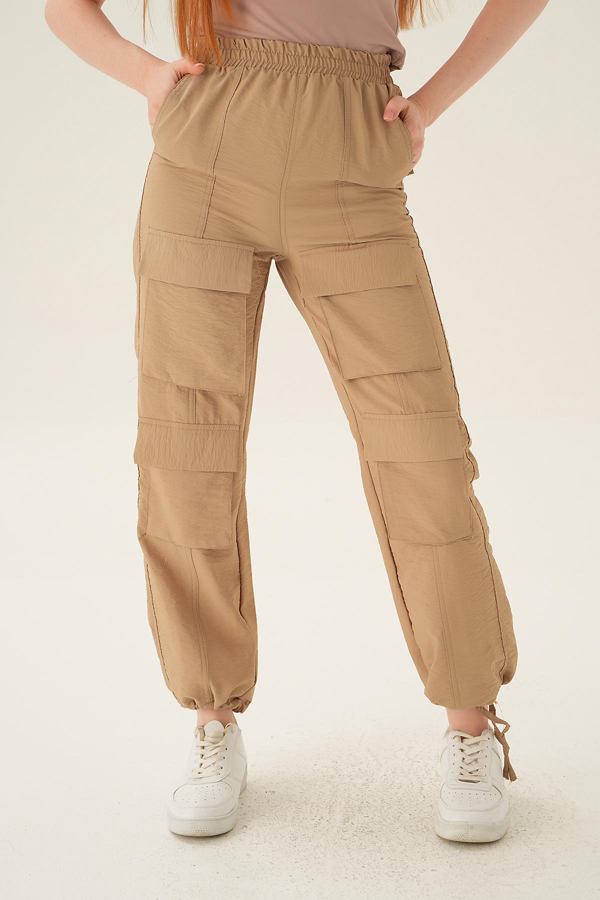 Vizon Cep Detay Paraşüt Pantolon 4024A 