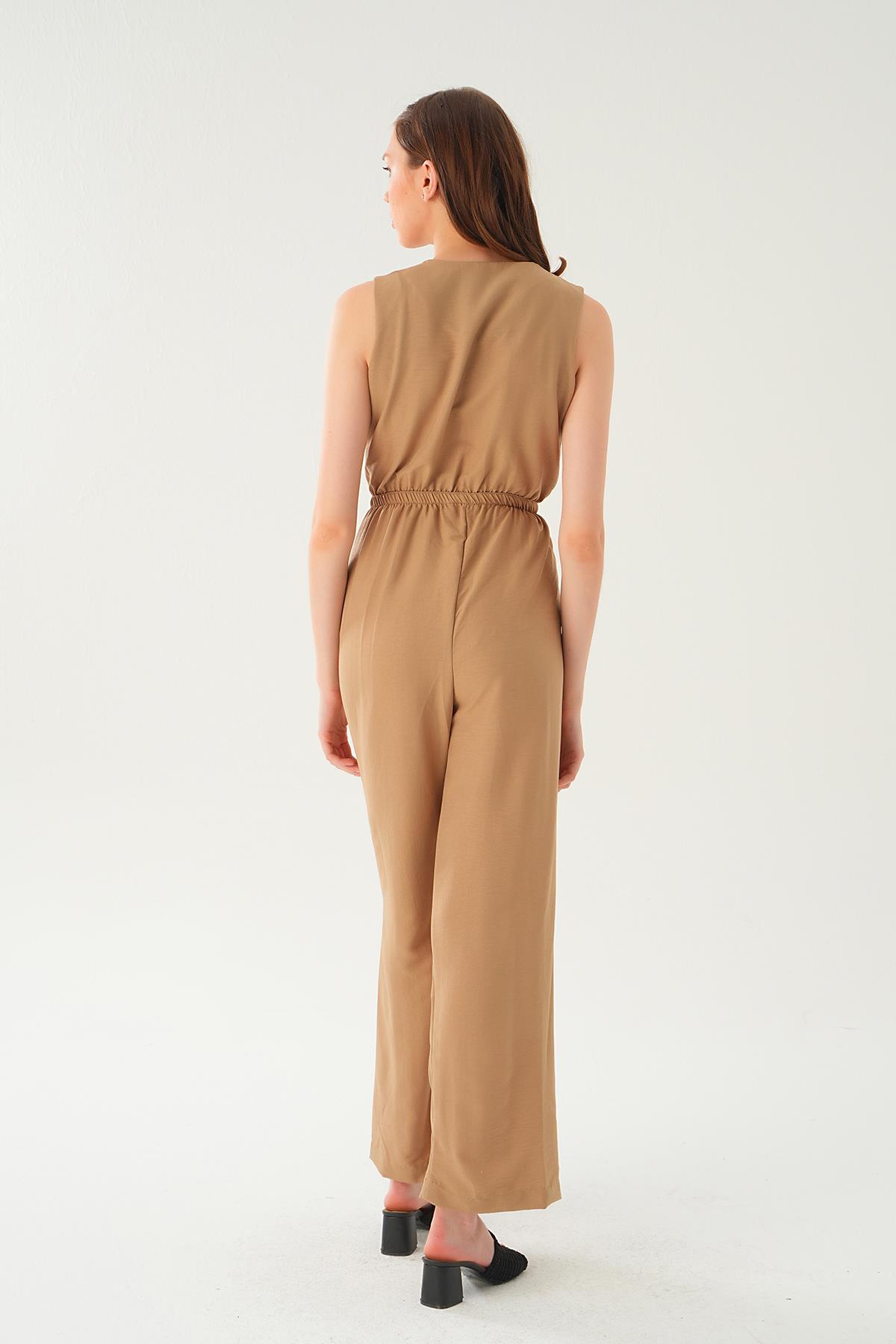 Vizon Fermuar Detay Kemerli Tulum 4058 - 4