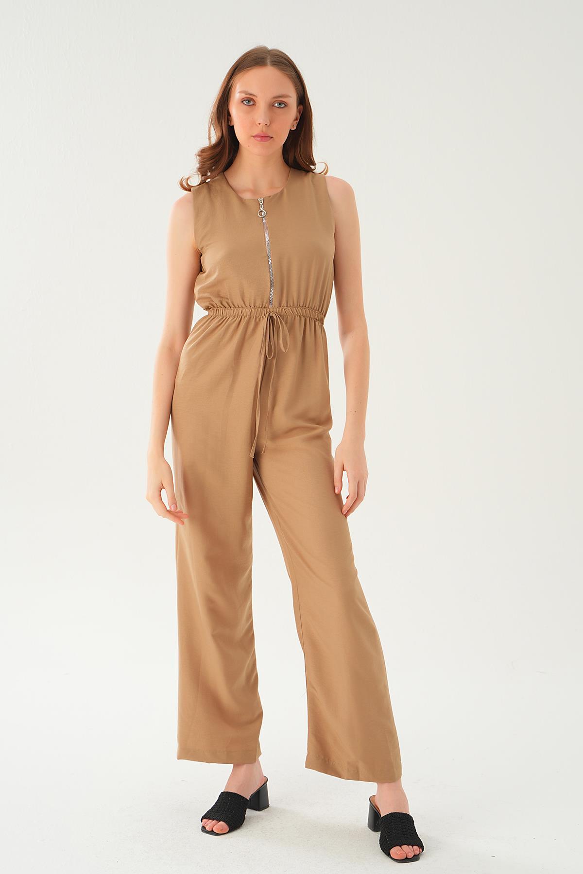 Vizon Fermuar Detay Kemerli Tulum 4058 - 6