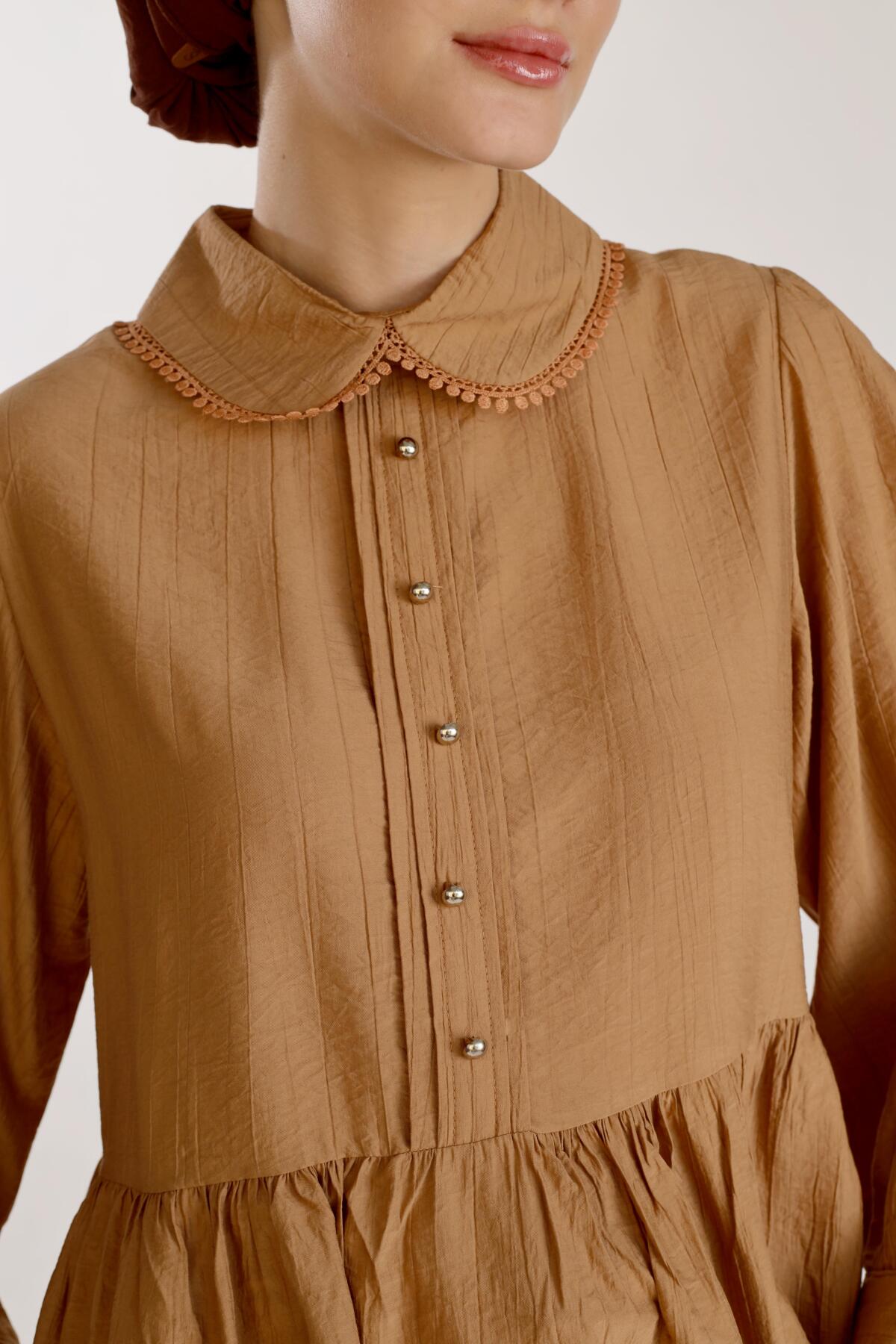 4069A Bebe Yaka Tunik Bisküvi - 4