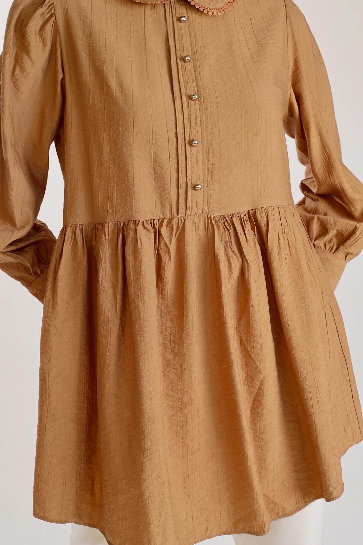 Bisküvi Bebe Yaka Tunik 4069A - 8