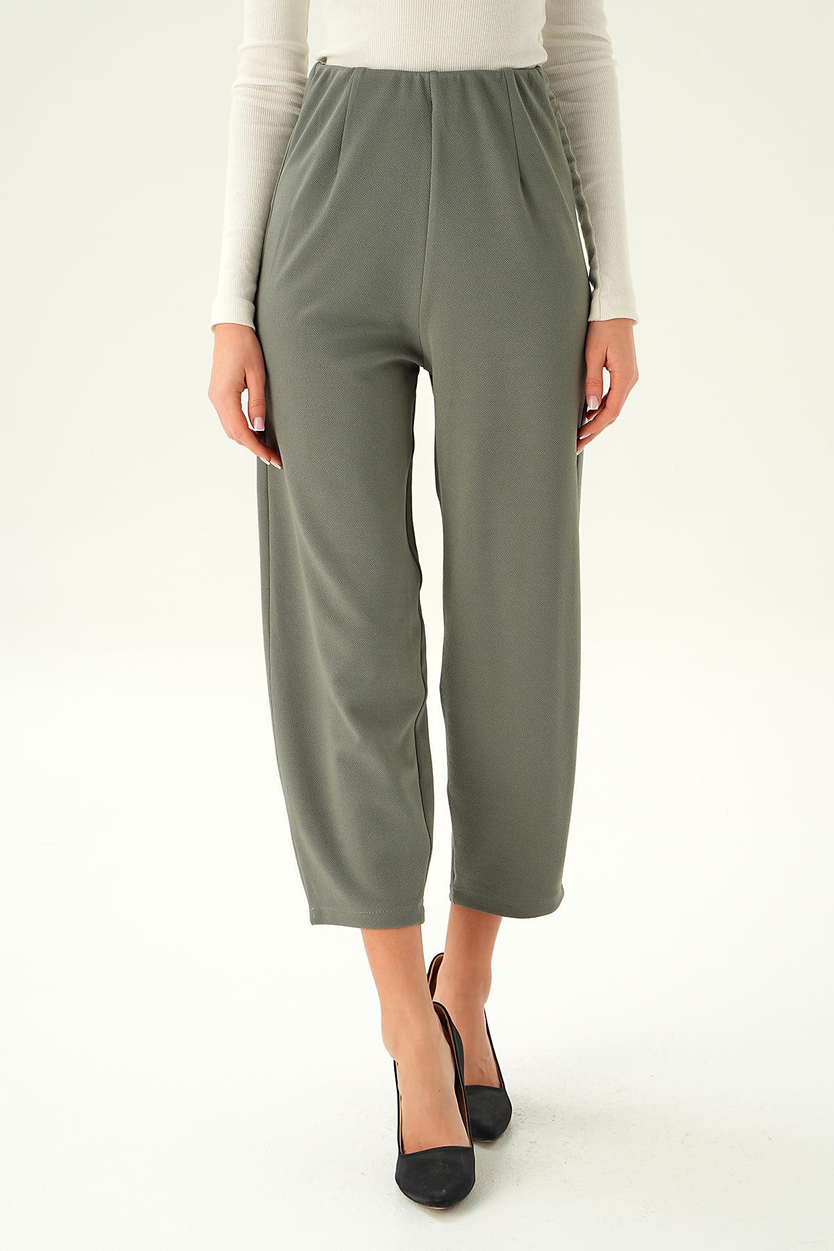 Gri Ön Pens Detay Balon Pantolon 4071A - 3