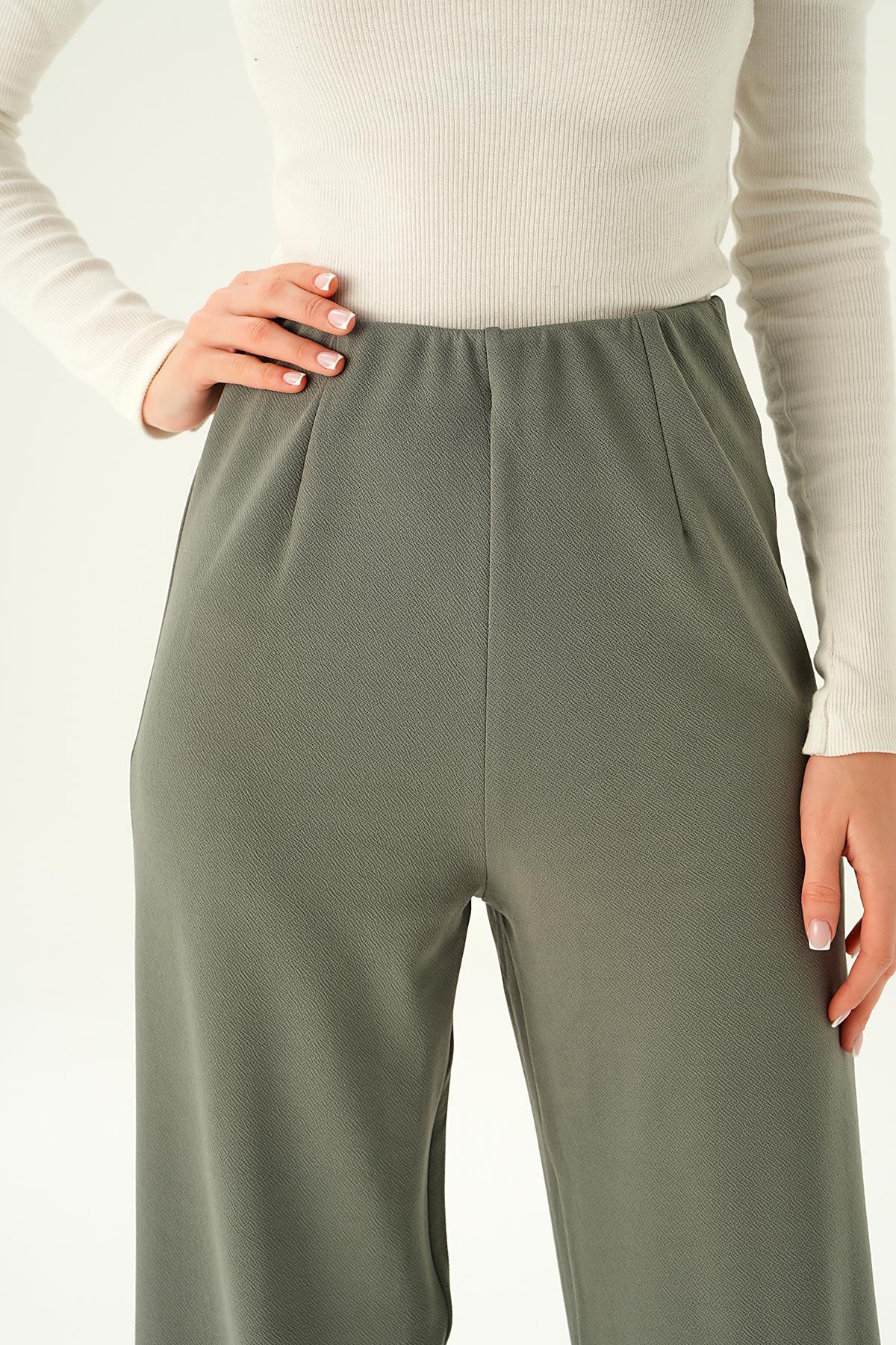 Gri Ön Pens Detay Balon Pantolon 4071A - 6