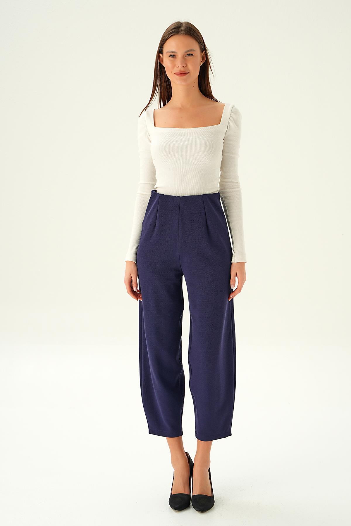 4071A Ön Pens Detay Balon Pantolon Laci - 6