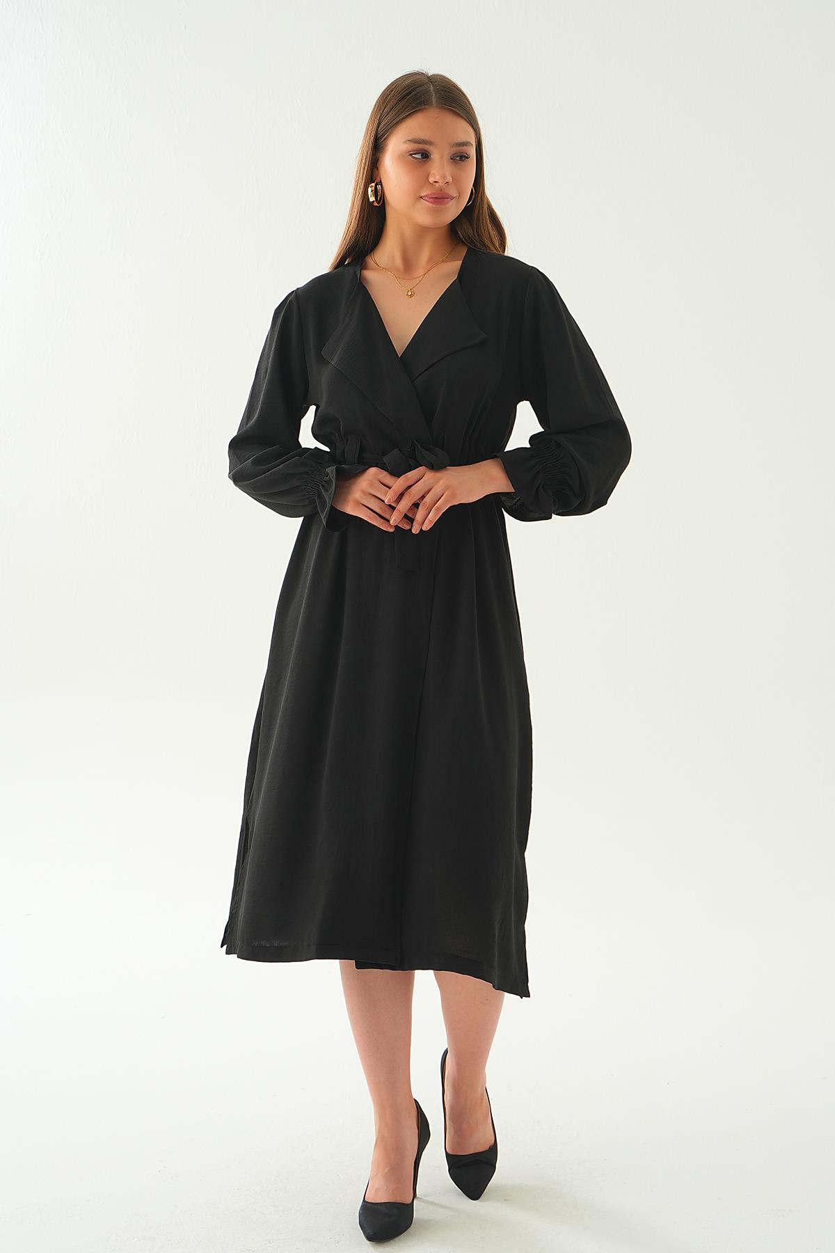 4087A Belden Bağlamalı Kap Siyah 