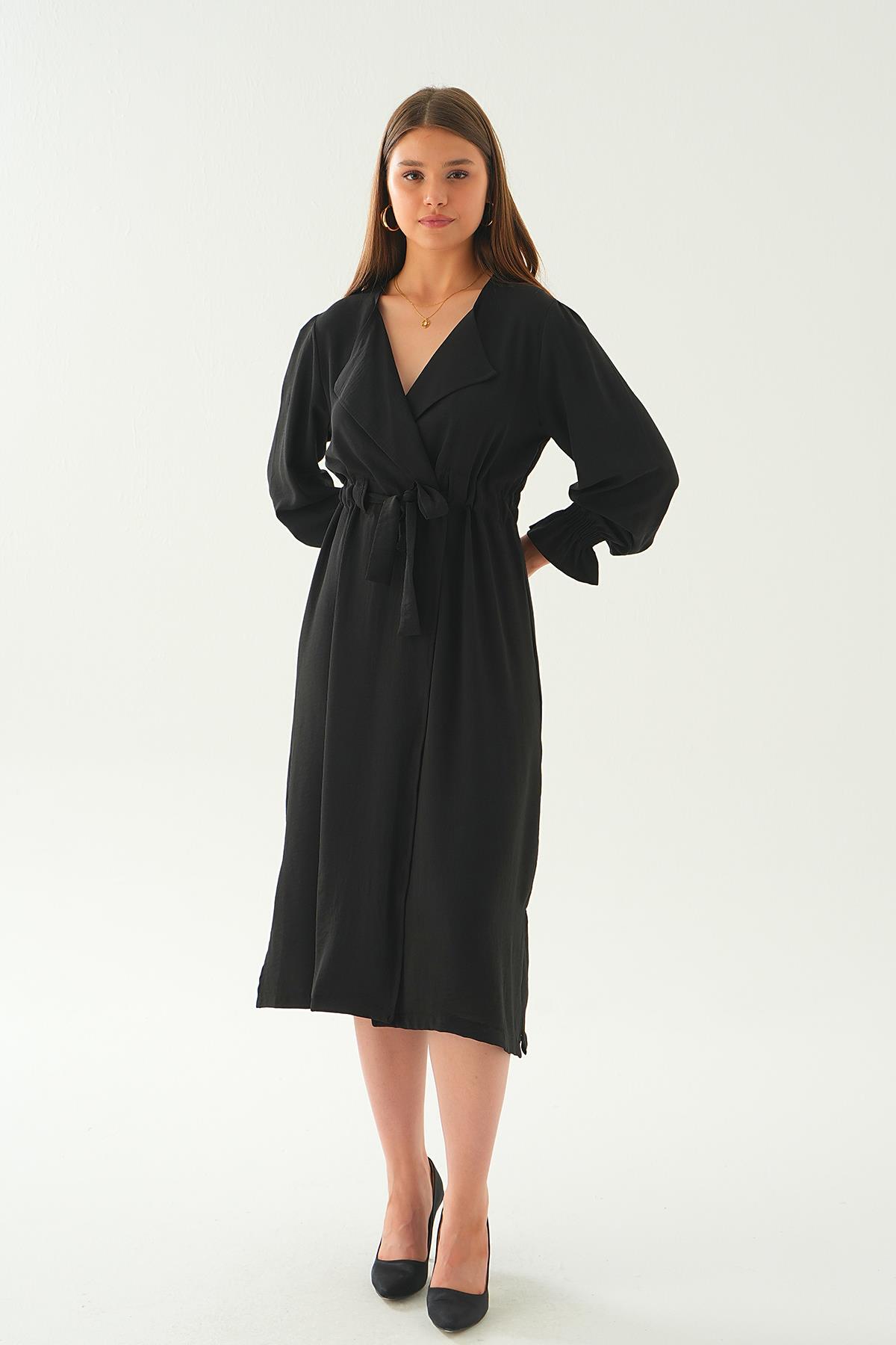 Siyah Belden Bağlamalı Kap 4087A - 2