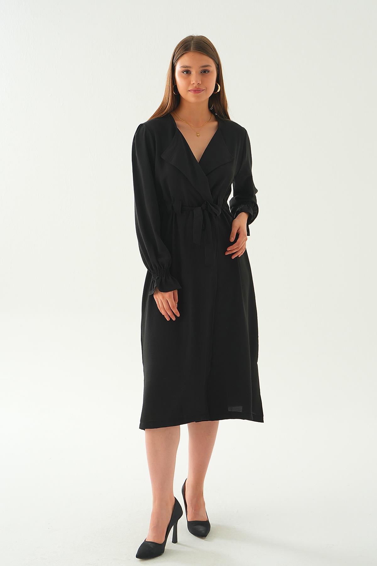 Siyah Belden Bağlamalı Kap 4087A - 3