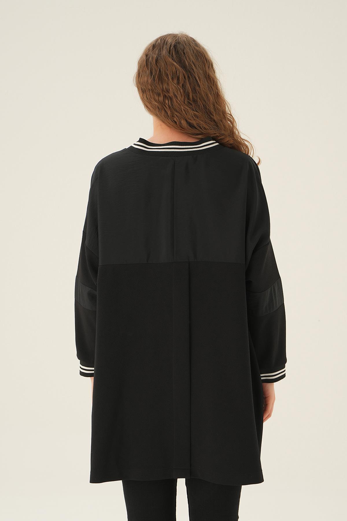 Siyah Kol Ribanalı Kap 4099A - 3